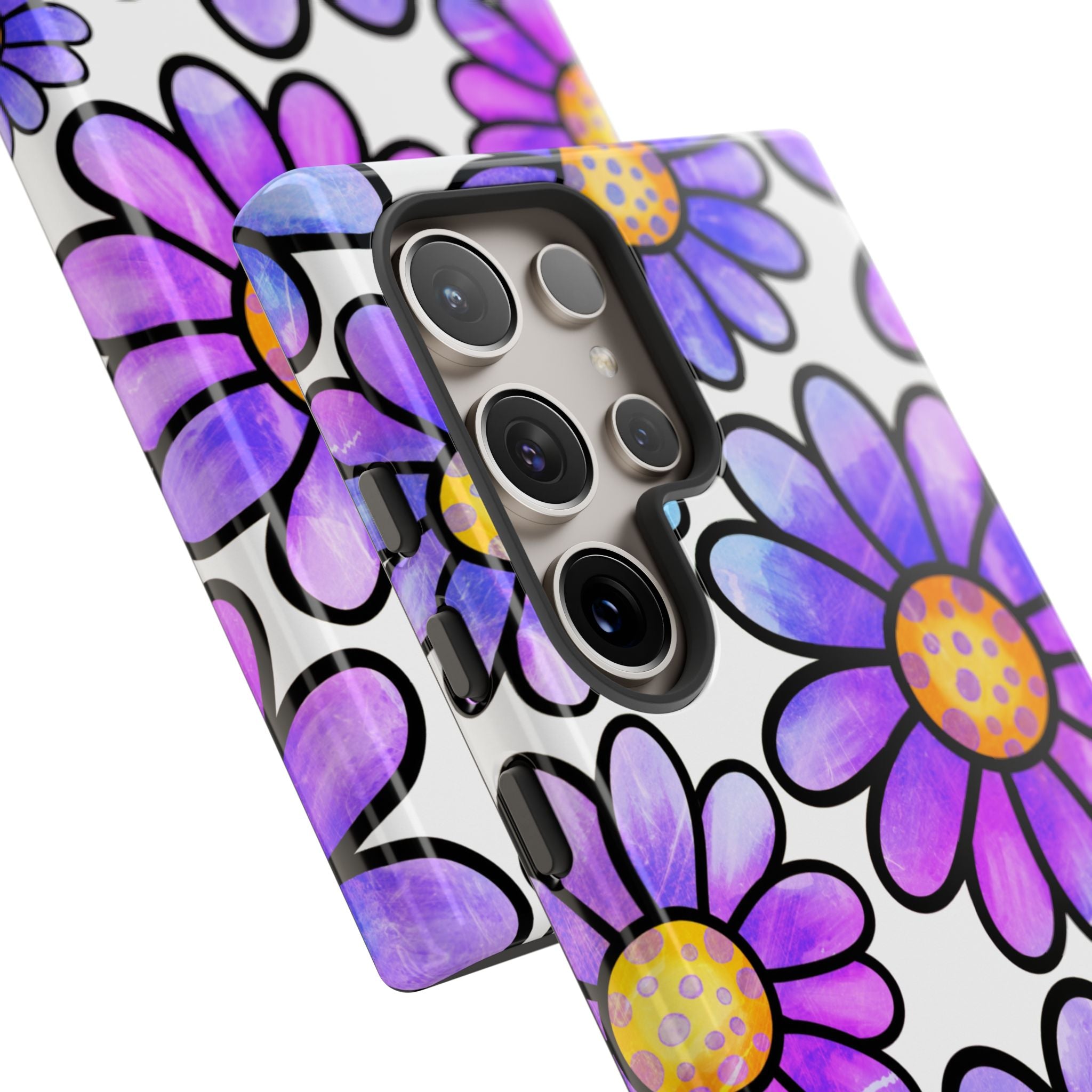 Polka Dot Blooms Samsung S24 Ultra Case - Tough