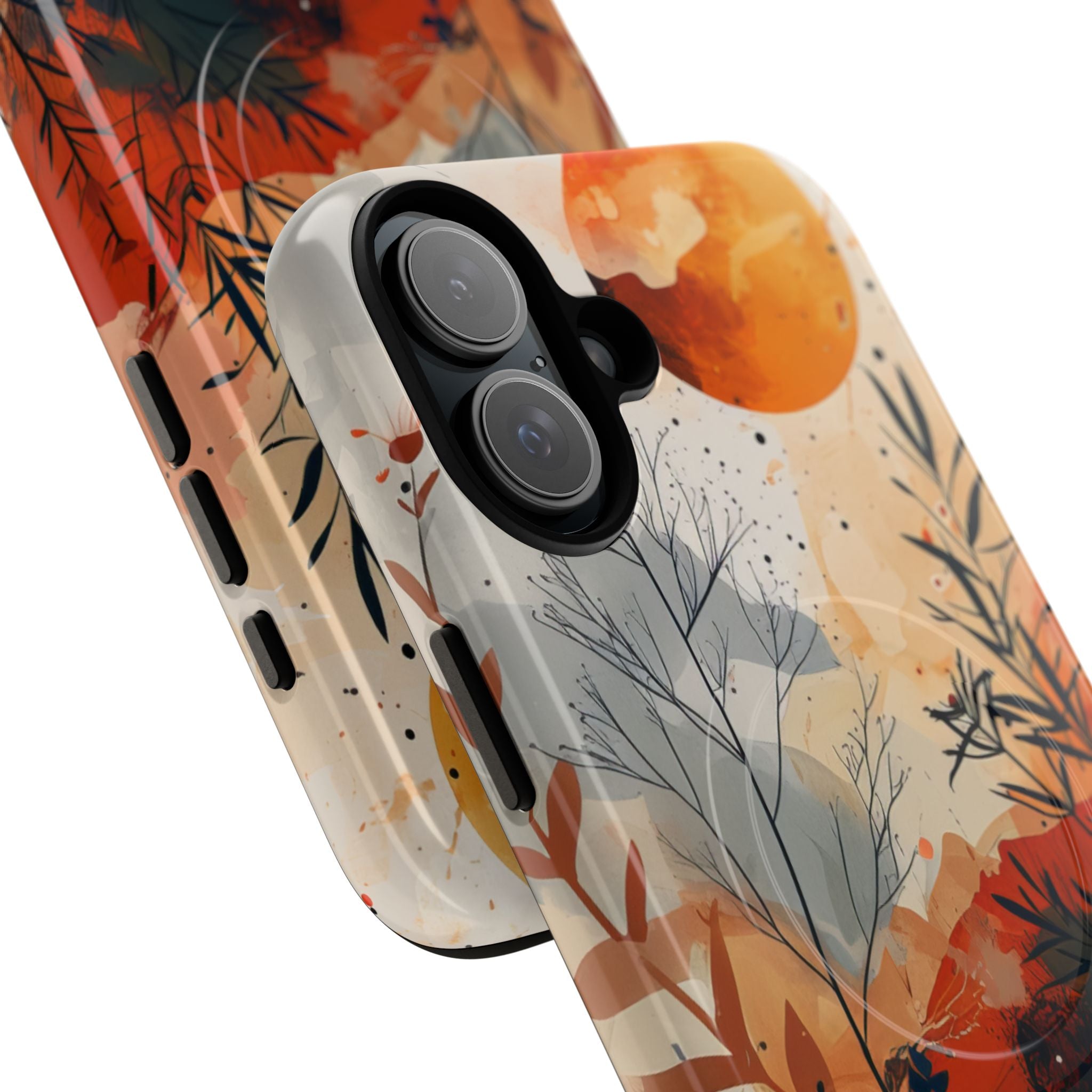 Orange Solstice iPhone 16 Plus Case - Tough+