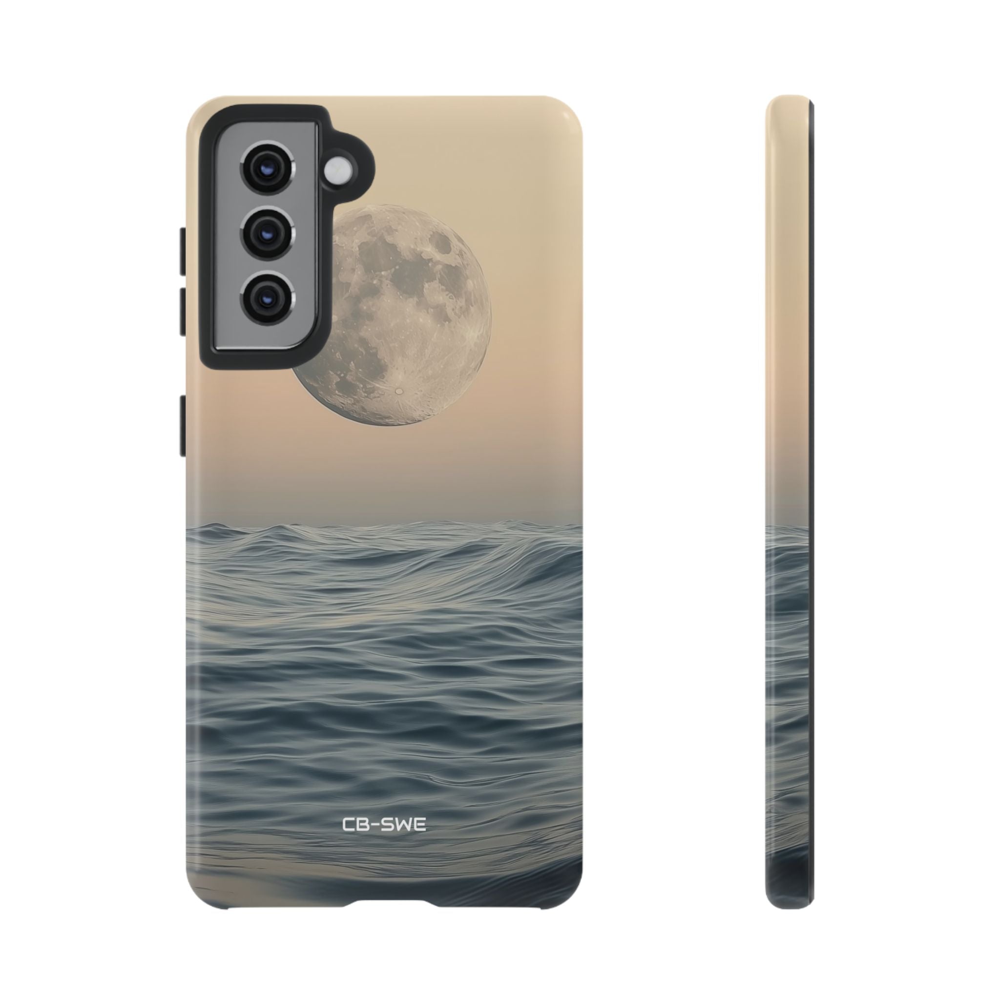 Moon Illuminates Waves - Samsung Case