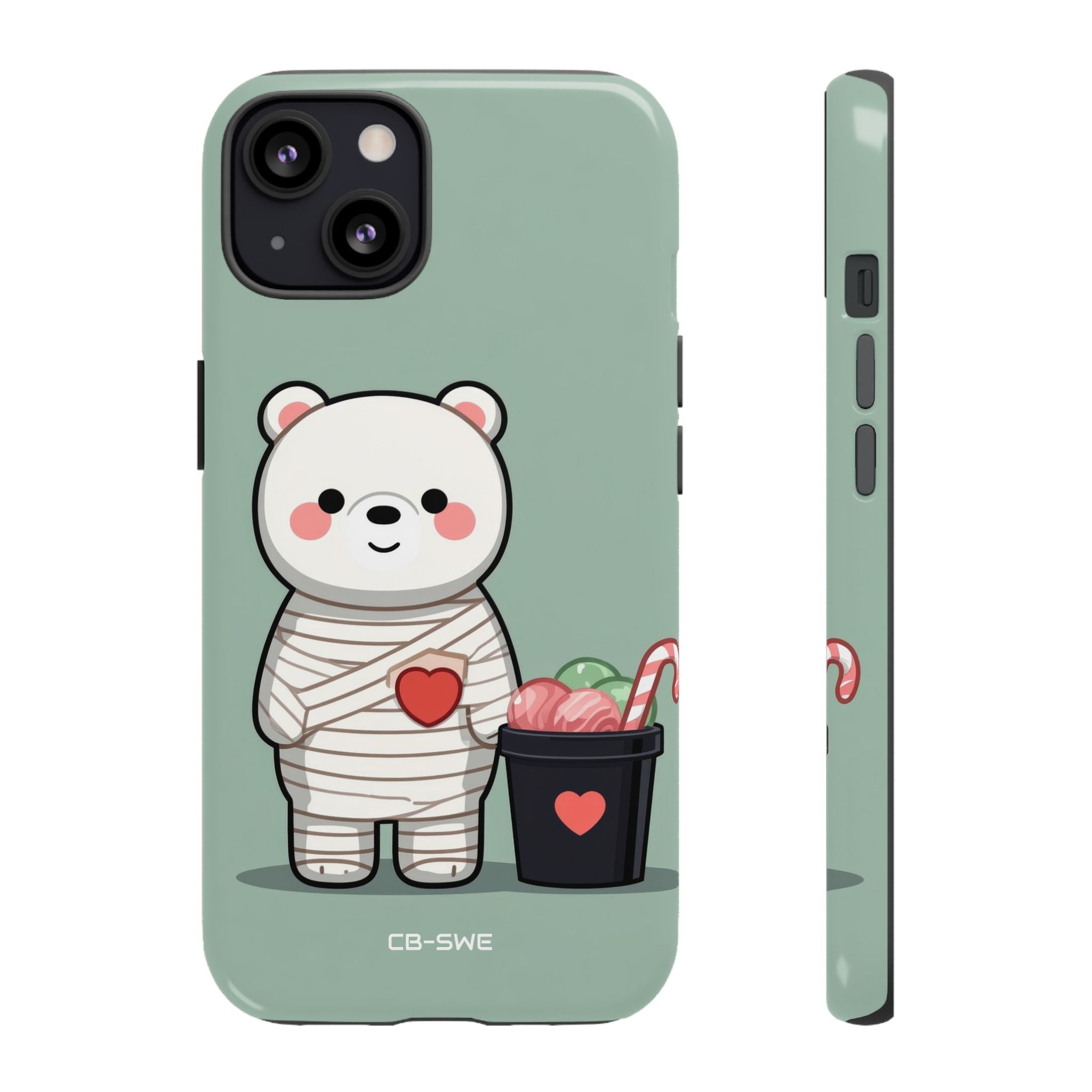 Mummy Bear Smiles Bright - iPhone Case