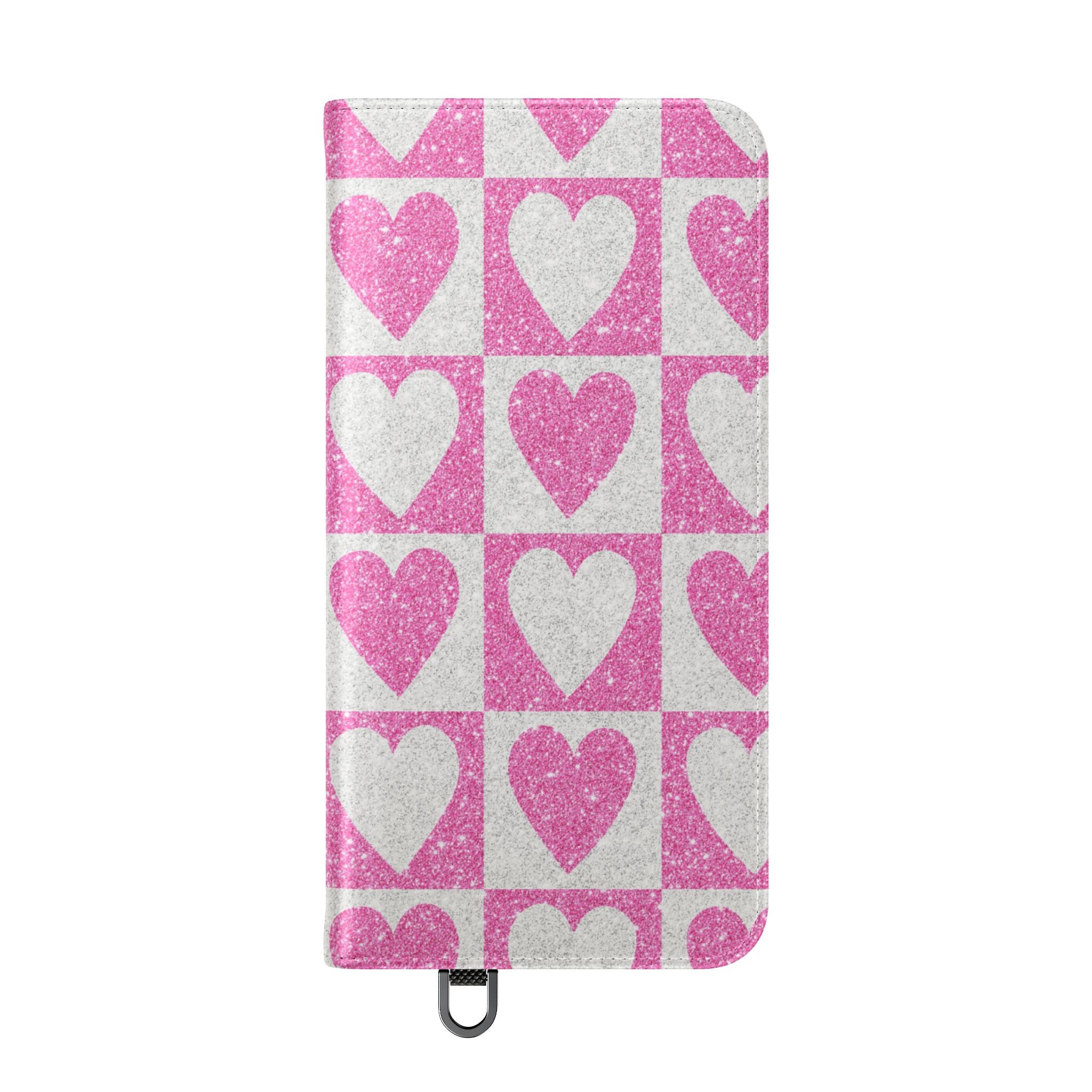 Glitter Heartgrid - Samsung S25+ Case - Lompakko