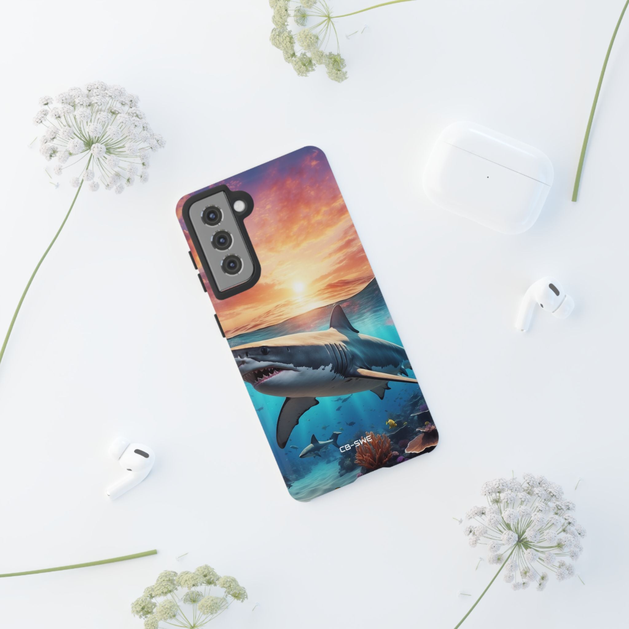 Shark Swims Through - Samsung Case
