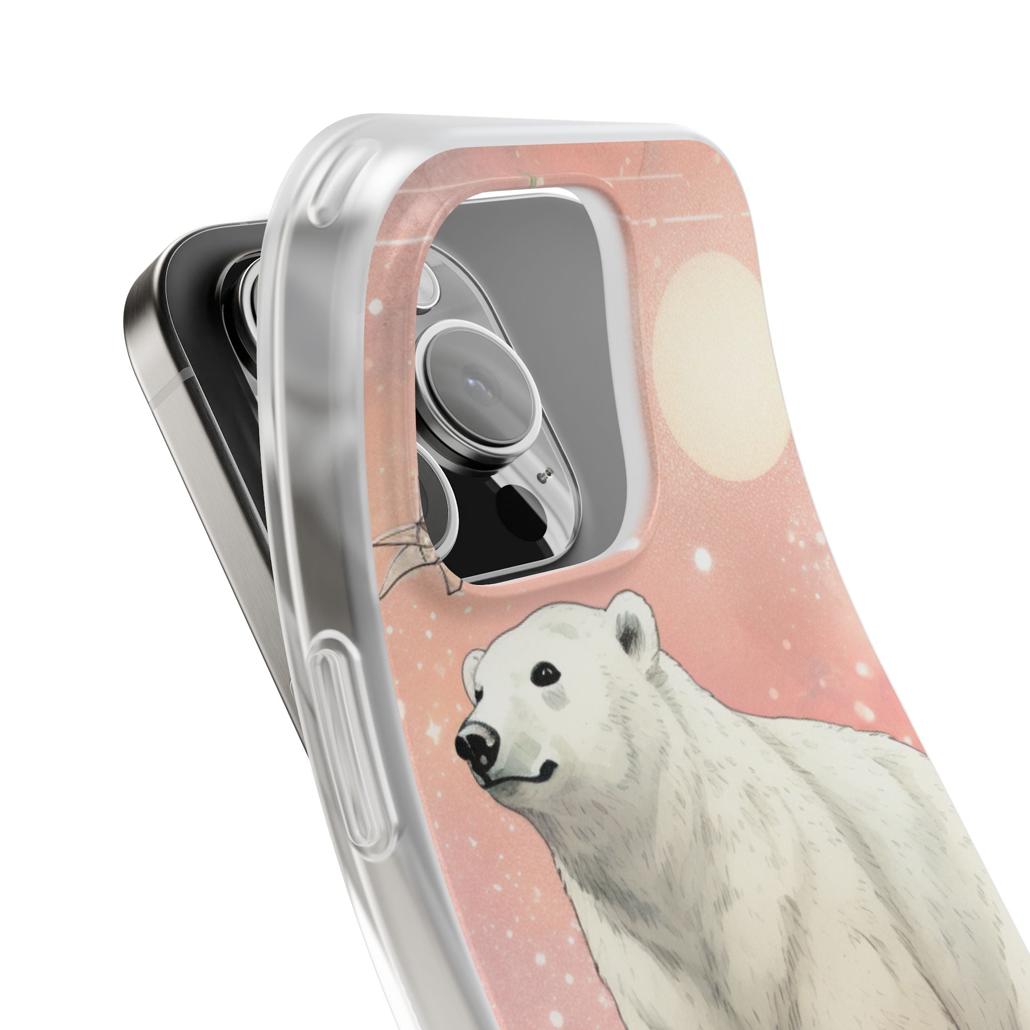 Polar Bear Dream iPhone 16 Pro Case - Soft