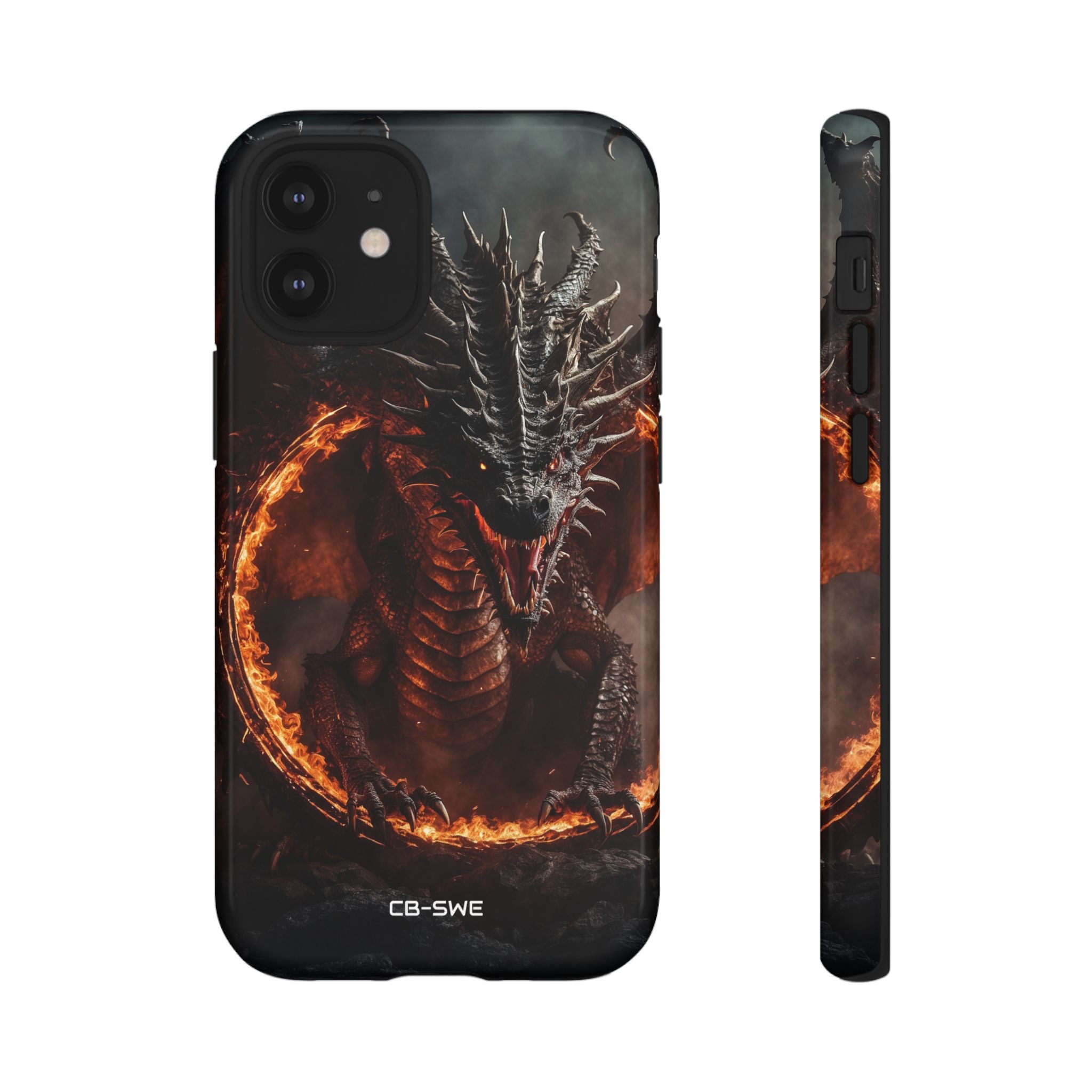Fiery Dragon Roars - iPhone Case