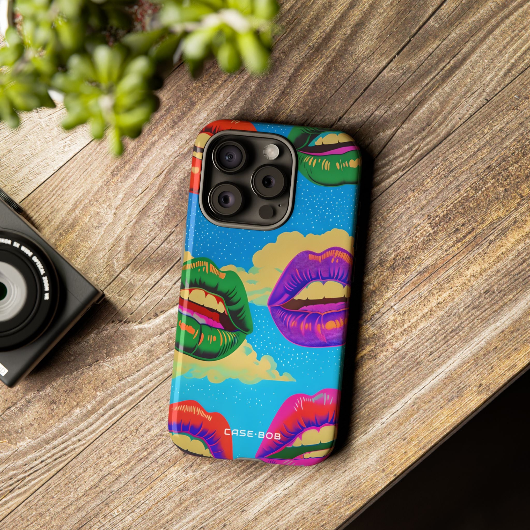 Colorful Lipscape iPhone 15 Pro Case - Tough