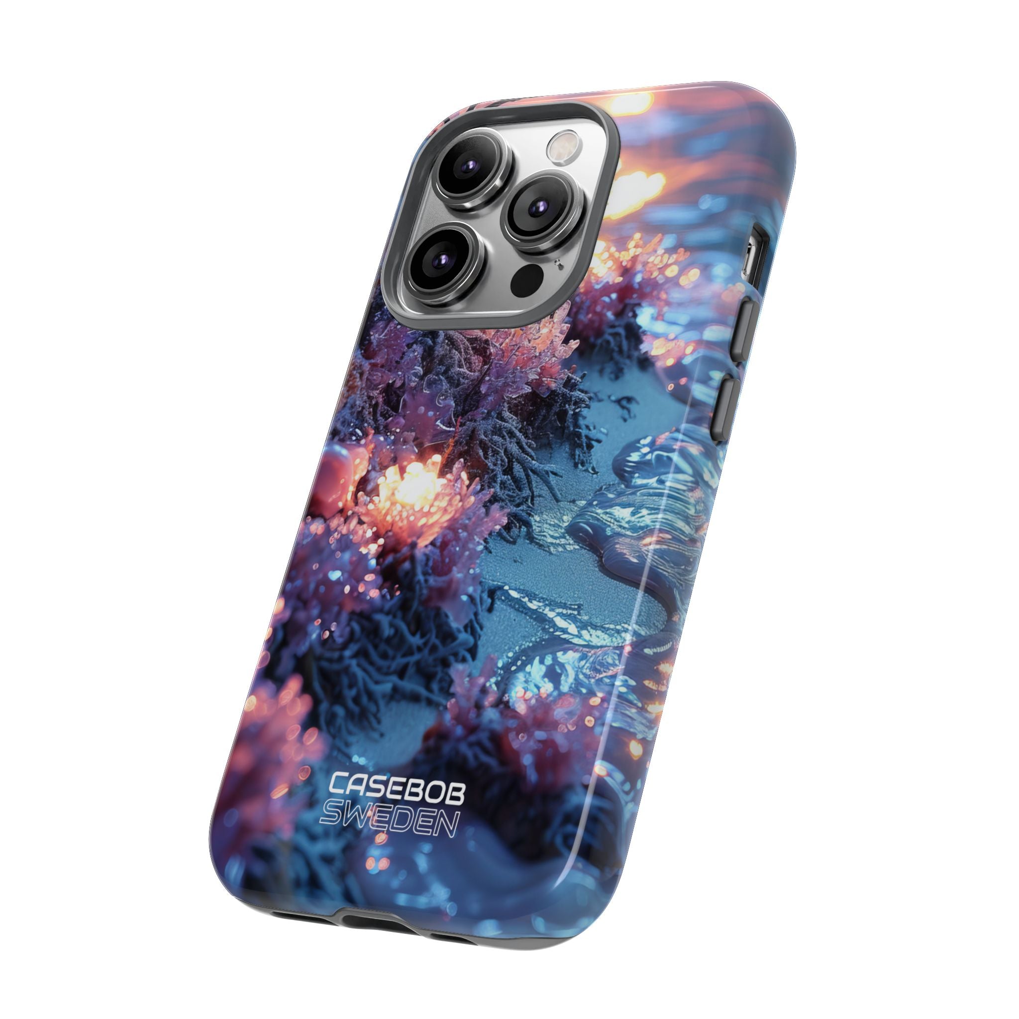 Crystal Sunset Shore iPhone 14 - Resistente