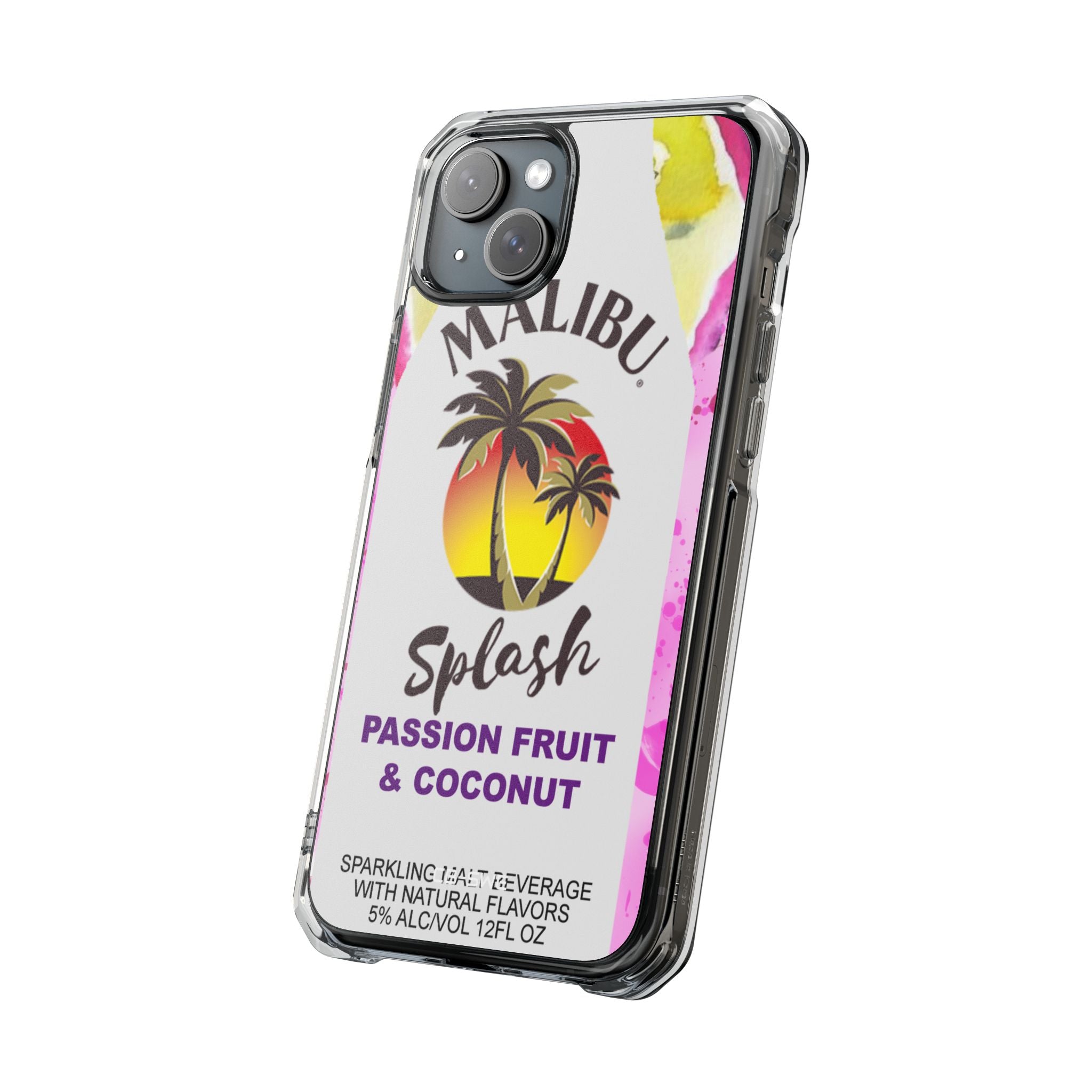 Tropical Sunset Splash iPhone Case - Impact