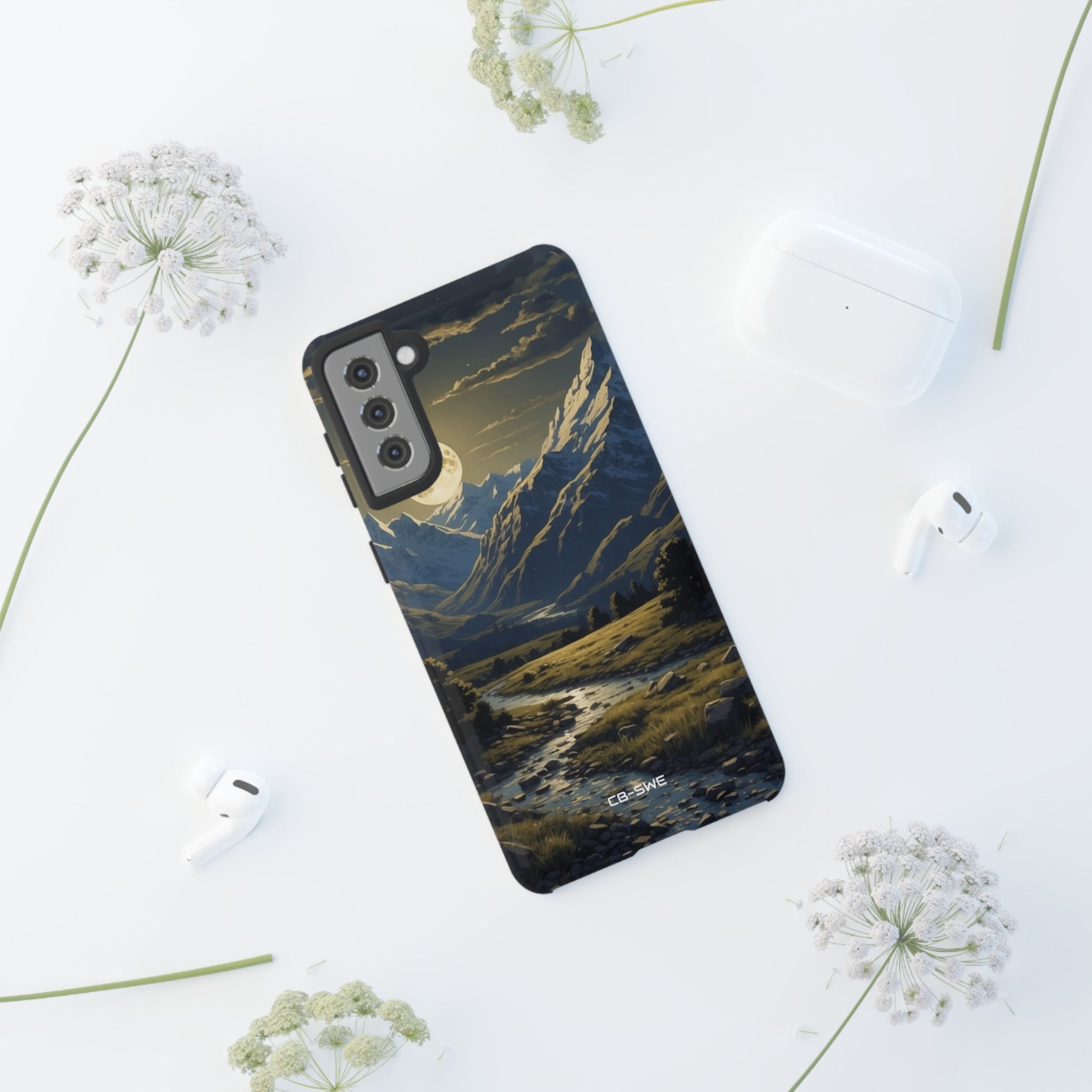 Moonlight Guides River - Samsung Case