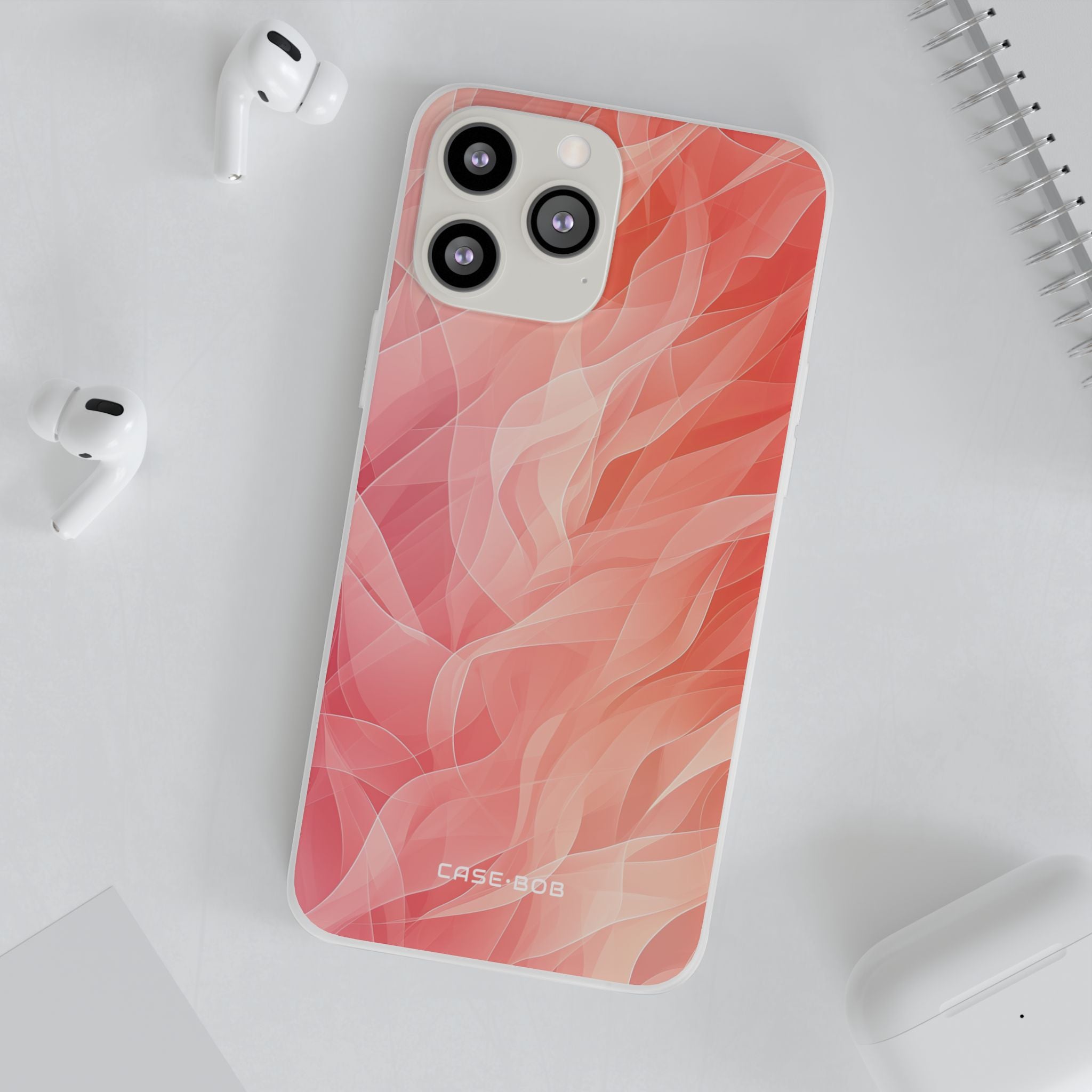 Peach Wave Drift iPhone 13 Pro Max - Soft