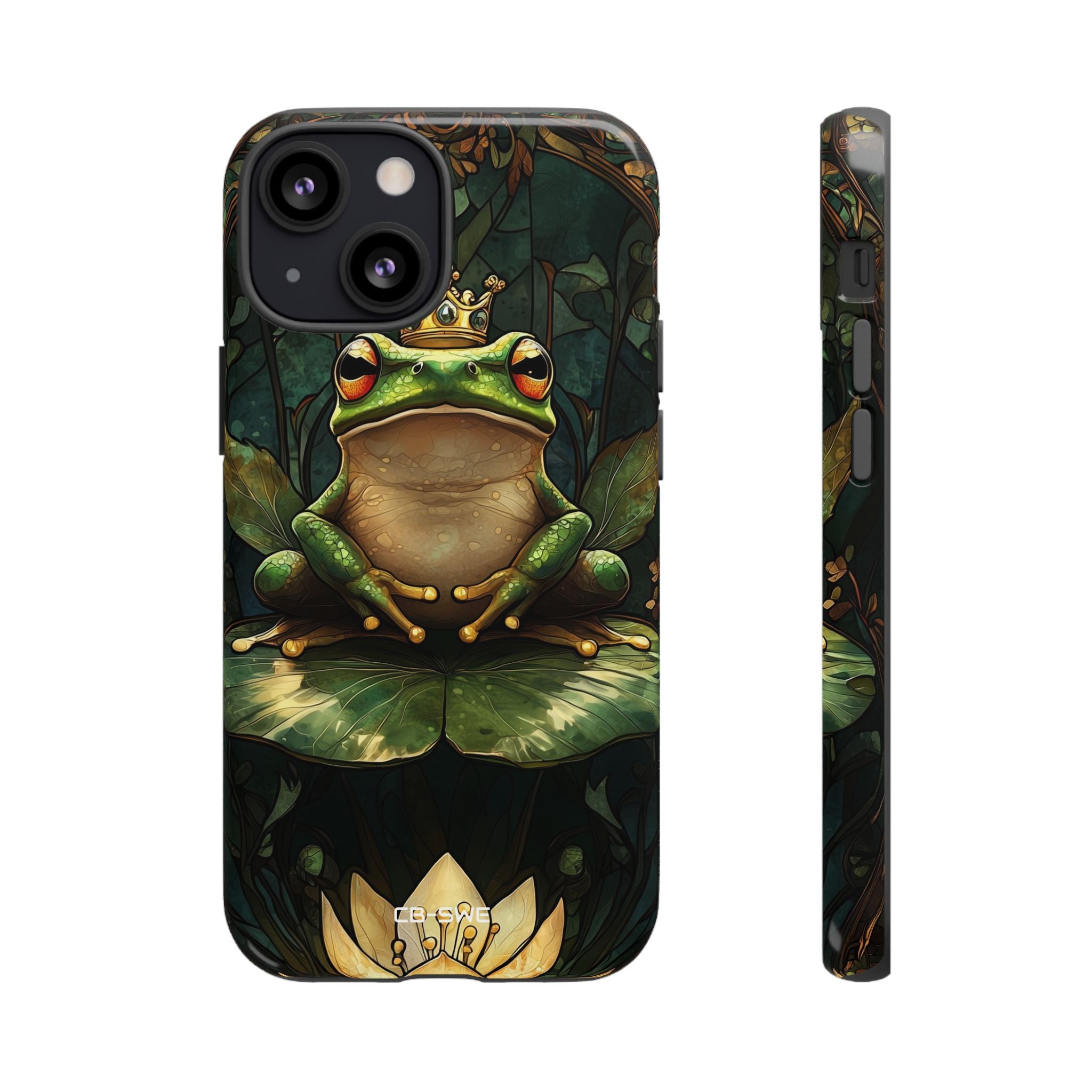 Crowned Frog Rests - iPhone Case