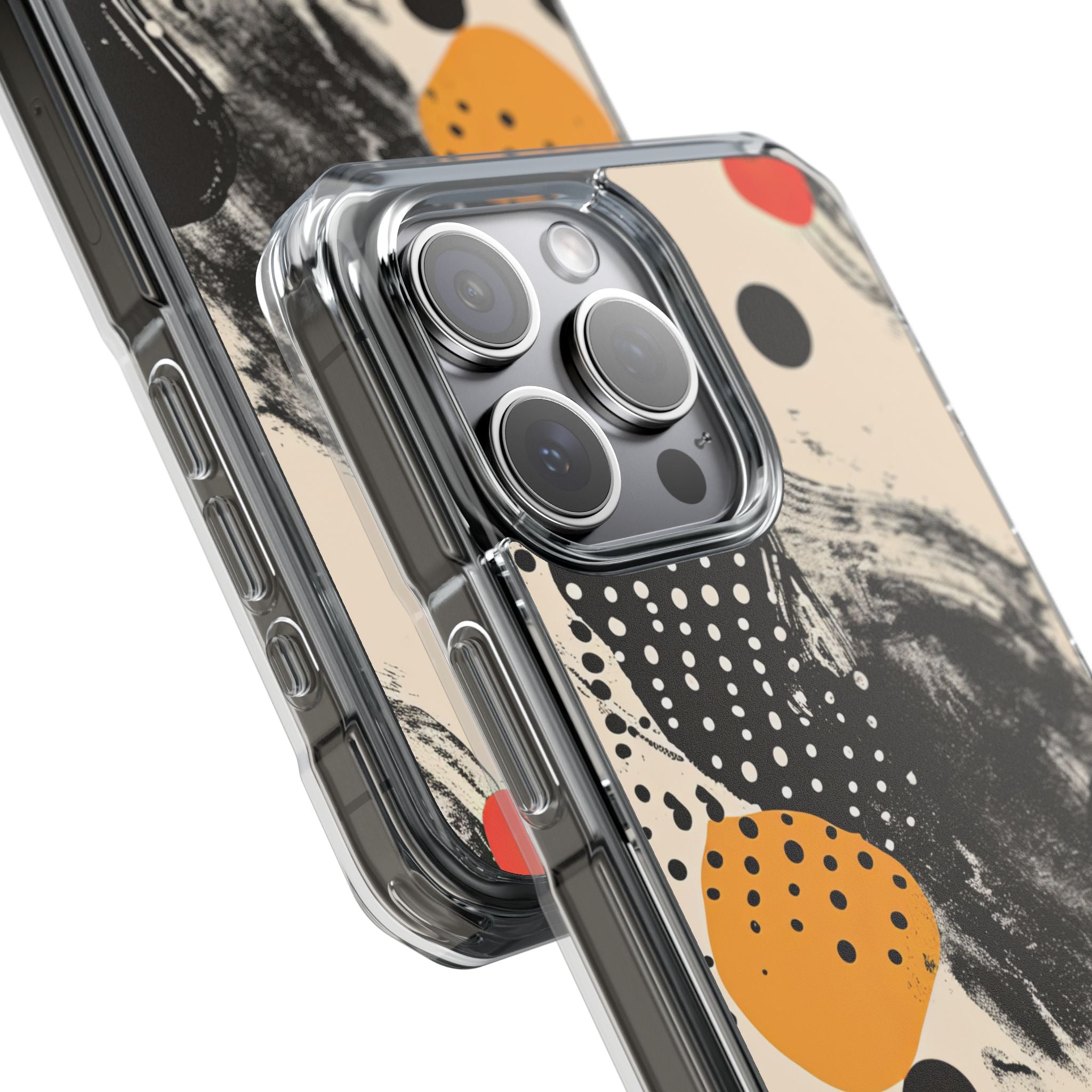 Swirl Chaos Geometry iPhone 15 - Impact Clear+