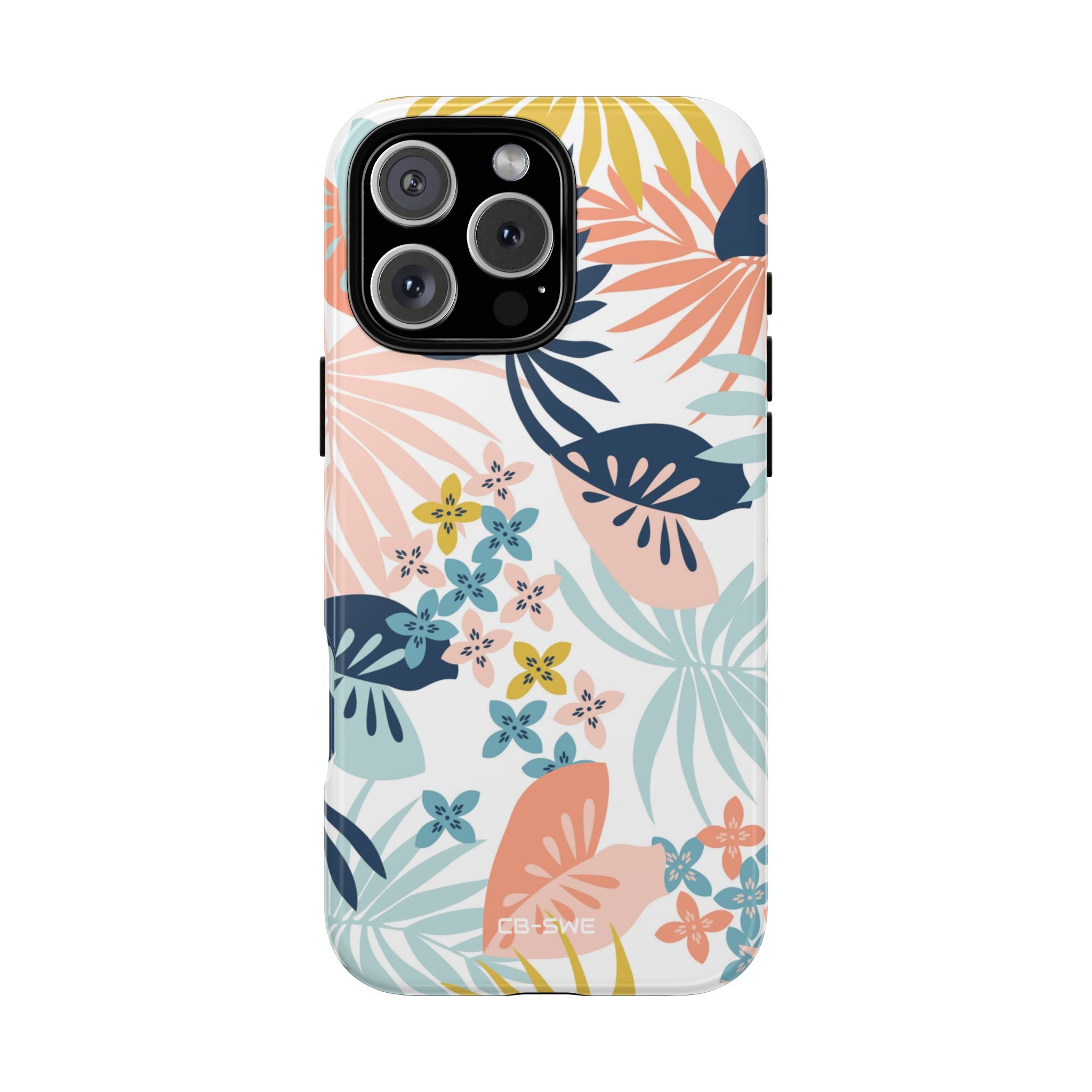 Tropical Foliage Blooms - iPhone Case