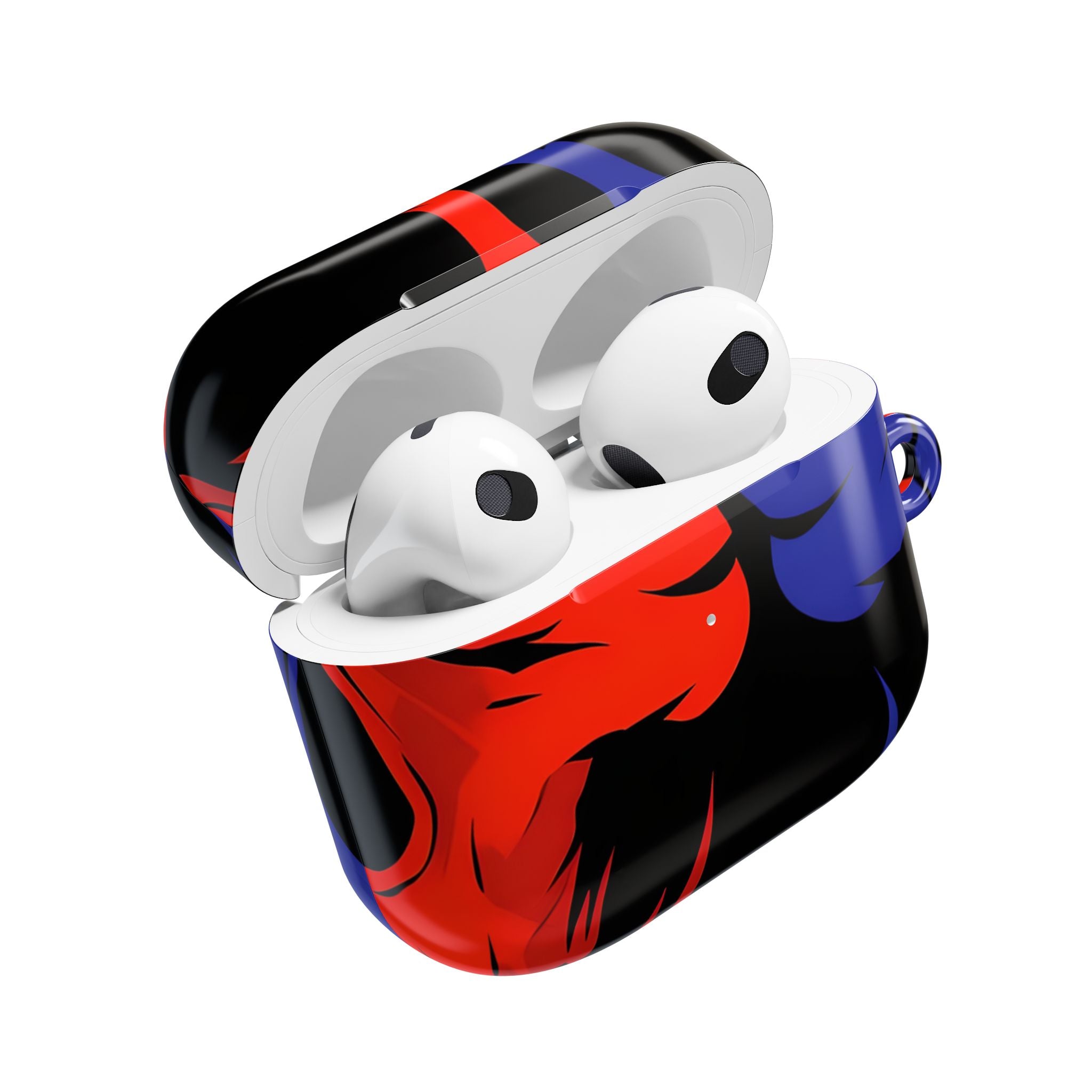Dual Skulls RedBlue - AirPods Case