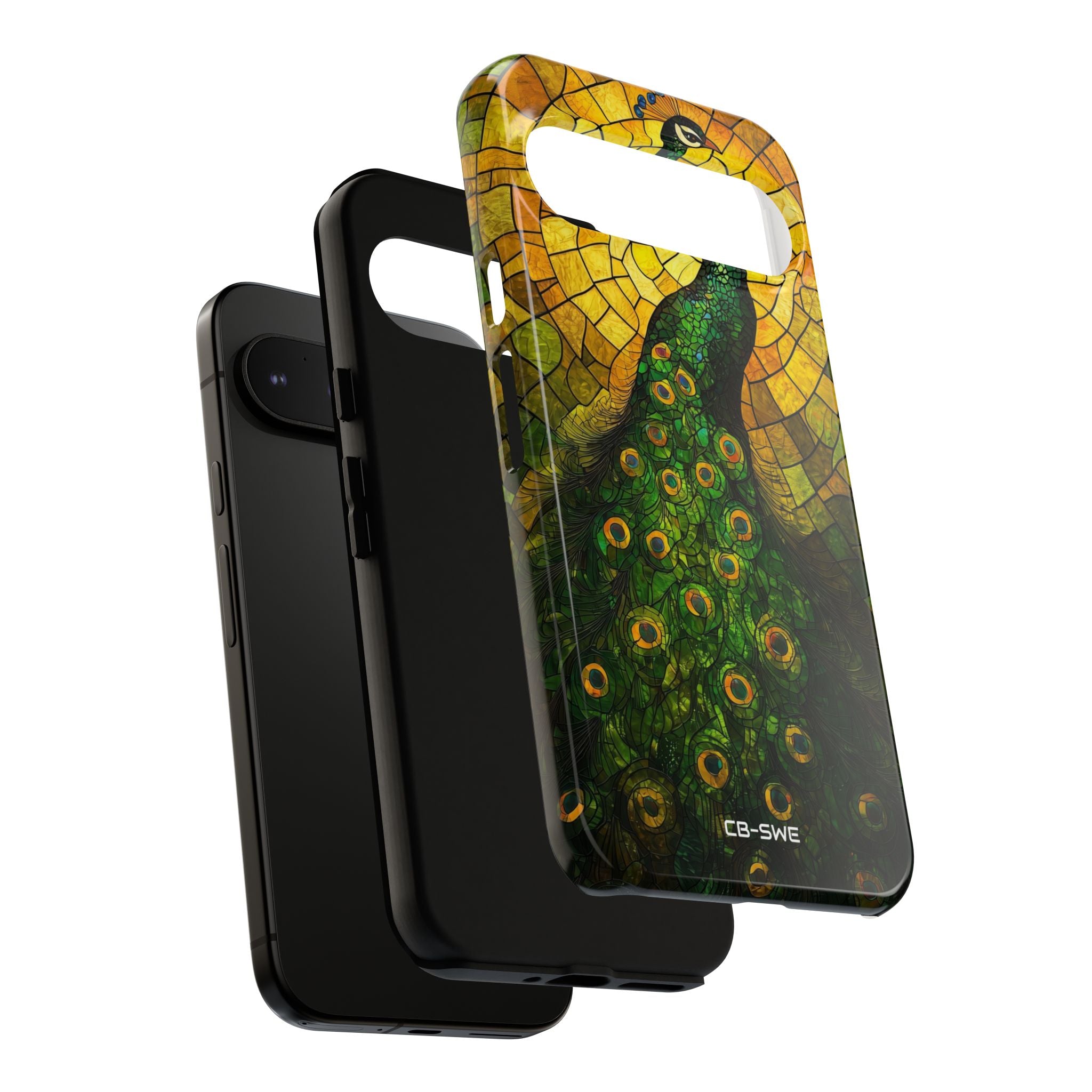 Peacock Spreads Light - Google Pixel Case