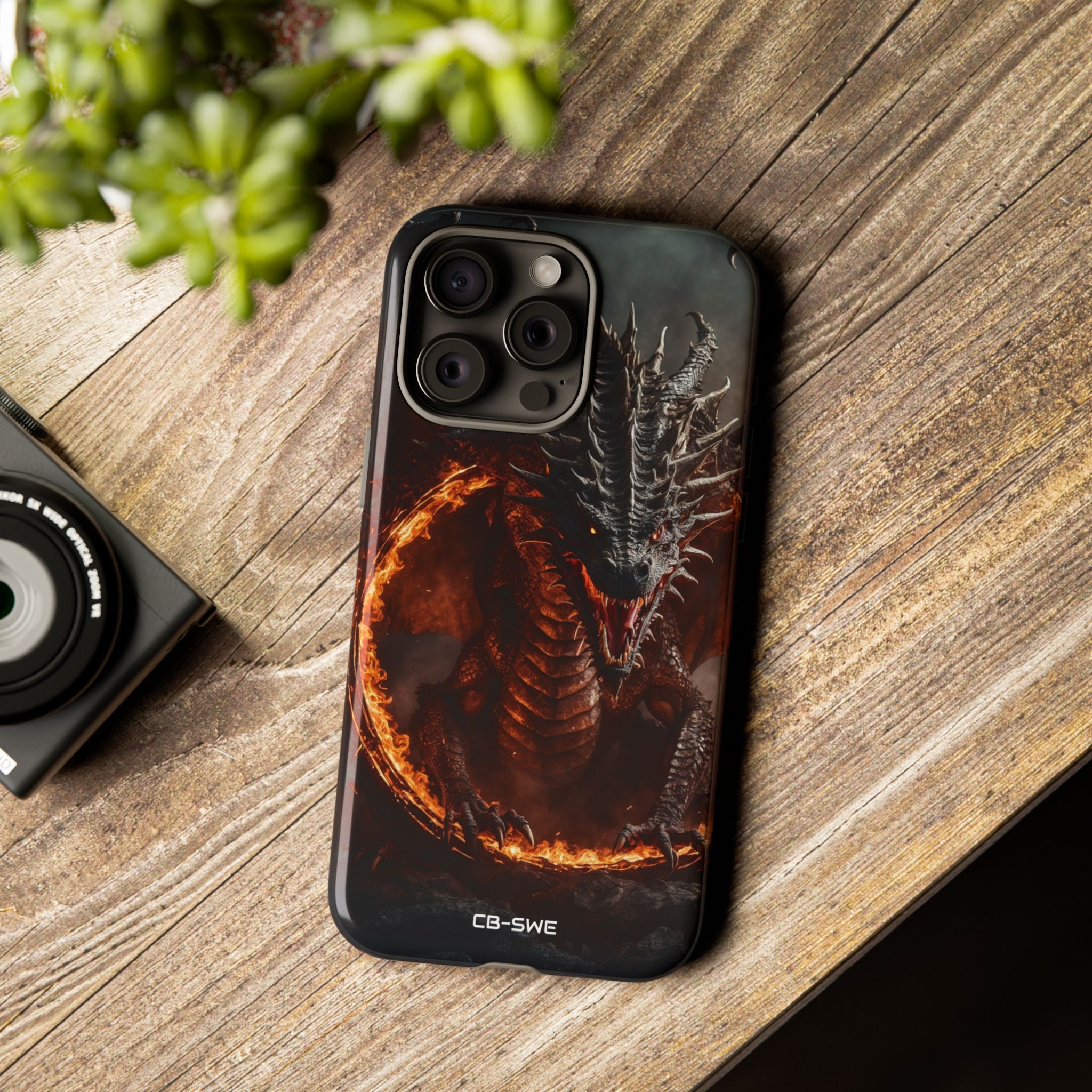 Fiery Dragon Roars - iPhone Case