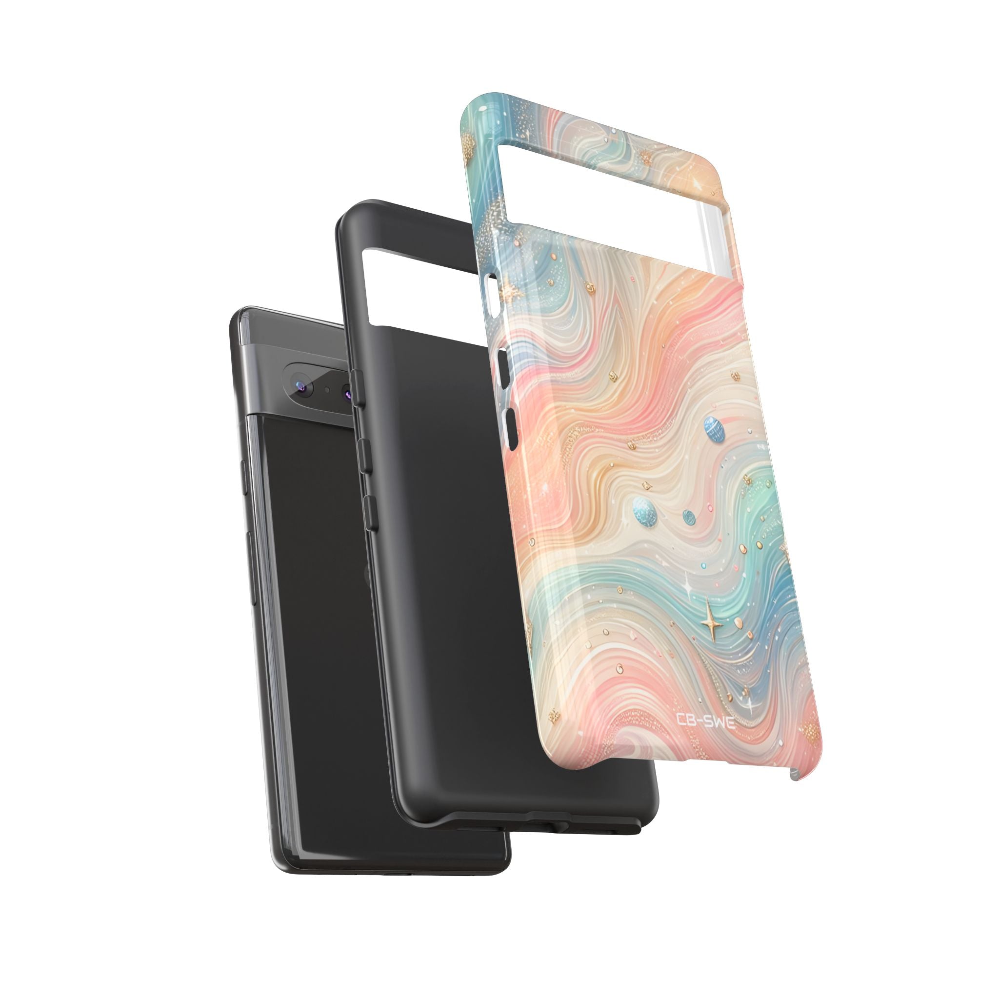 Celestial Waves Dance - Google Pixel Case