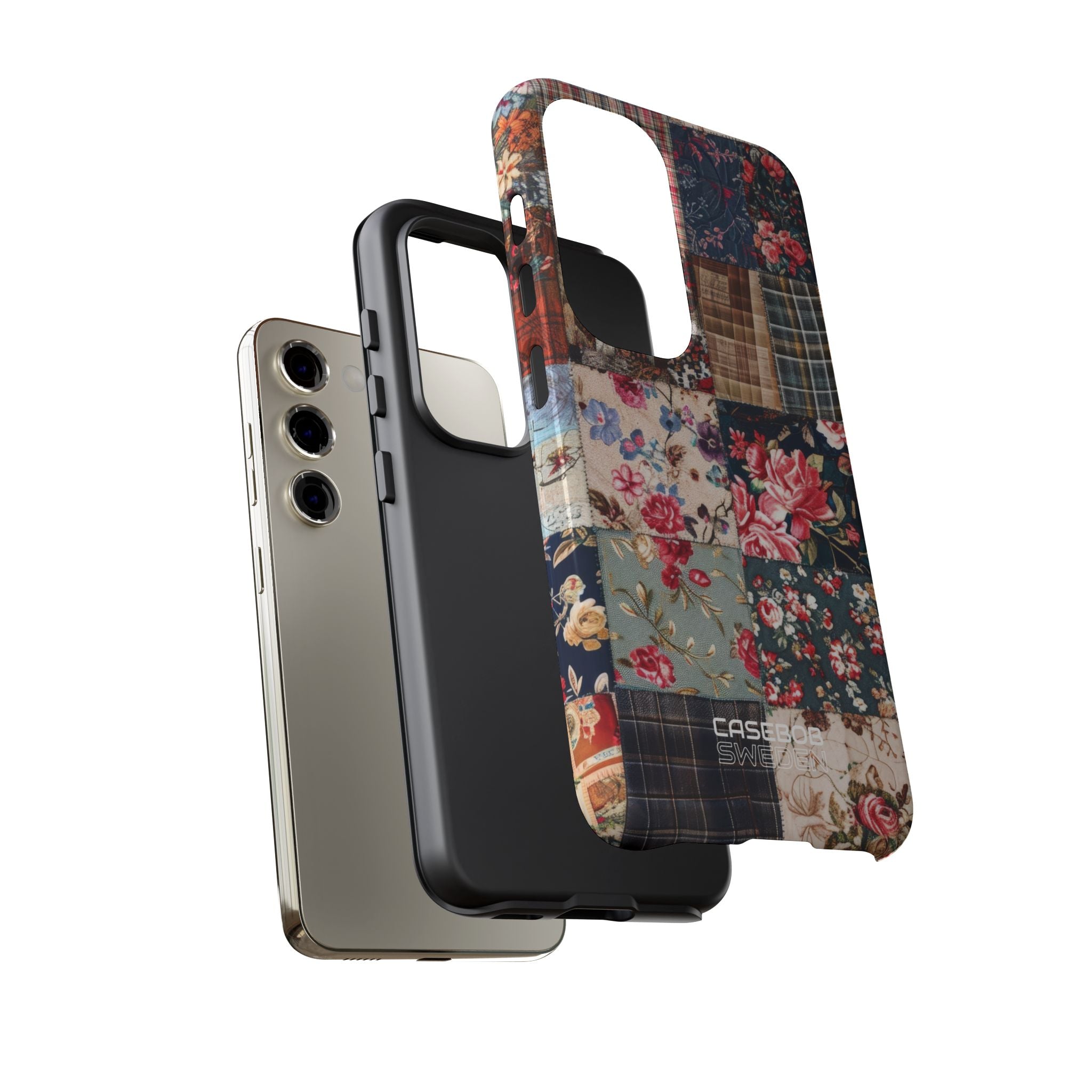 Trapunta patchwork floreale Samsung S23 - Tough