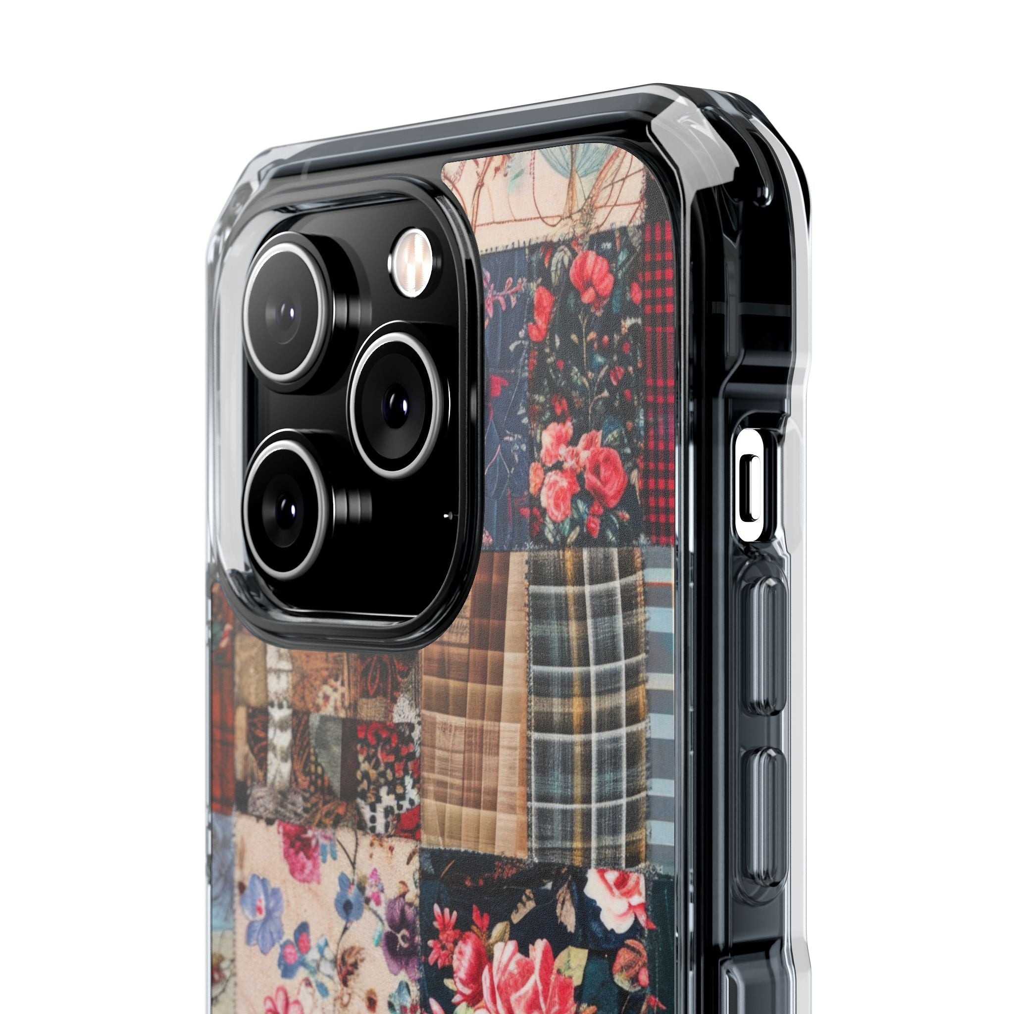 Patchwork Floral Quilt iPhone 14 - Impact Clear+