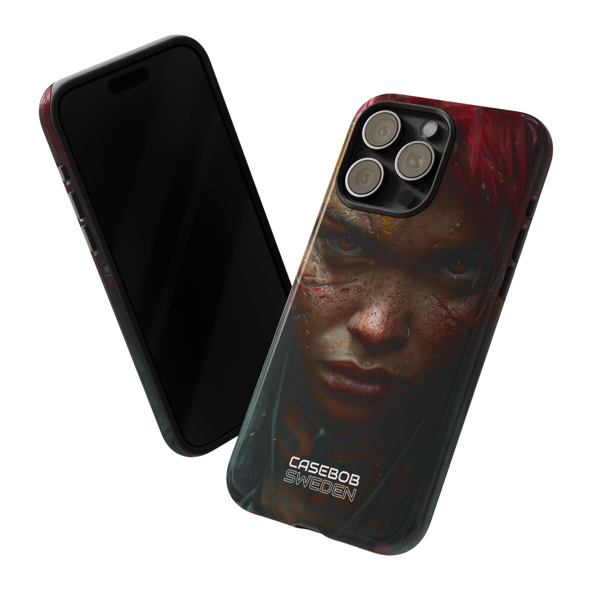 Ritratto Ribelle Cyberpunk iPhone 15 - Tough