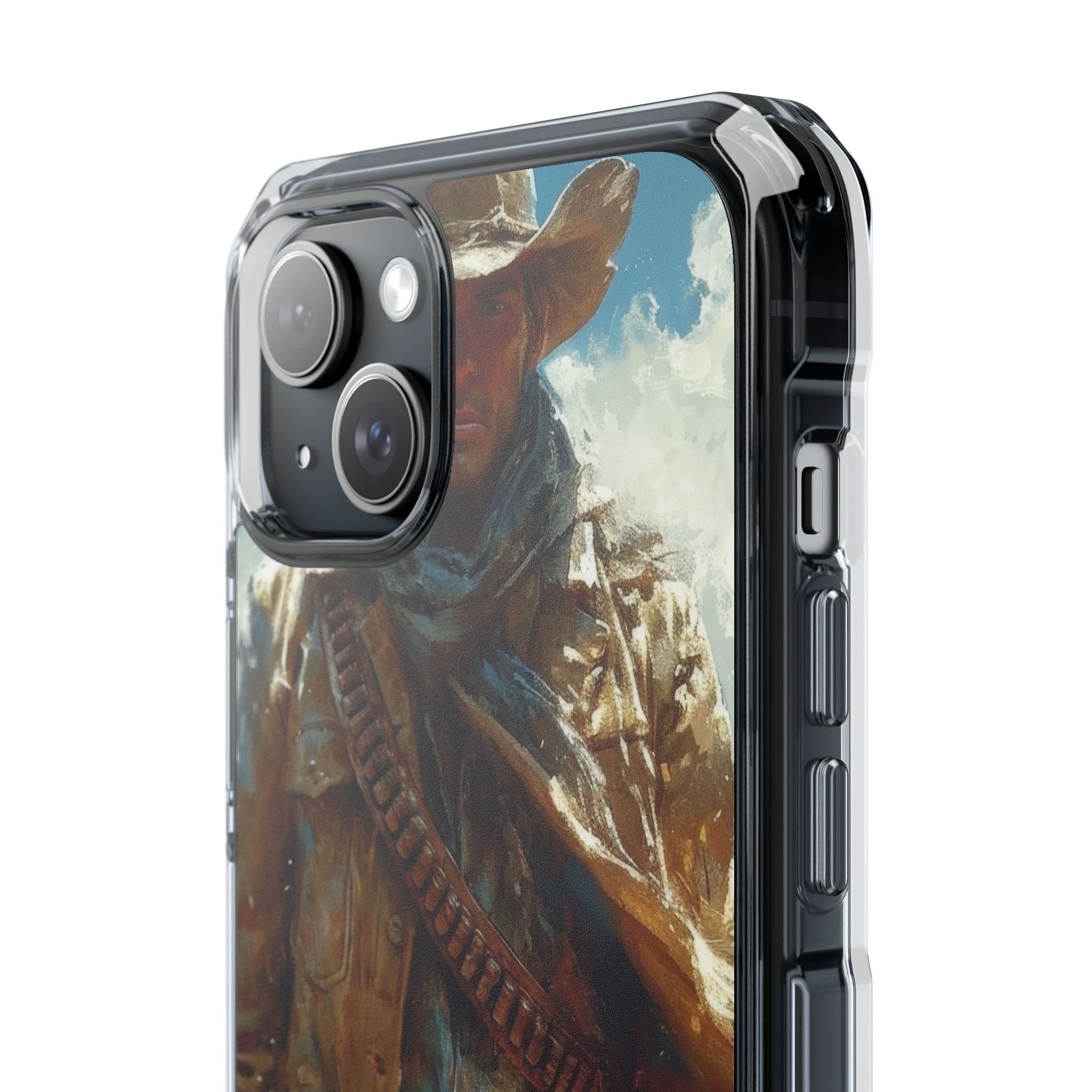 Western Horizon Rider iPhone 15 - Impact Clear+