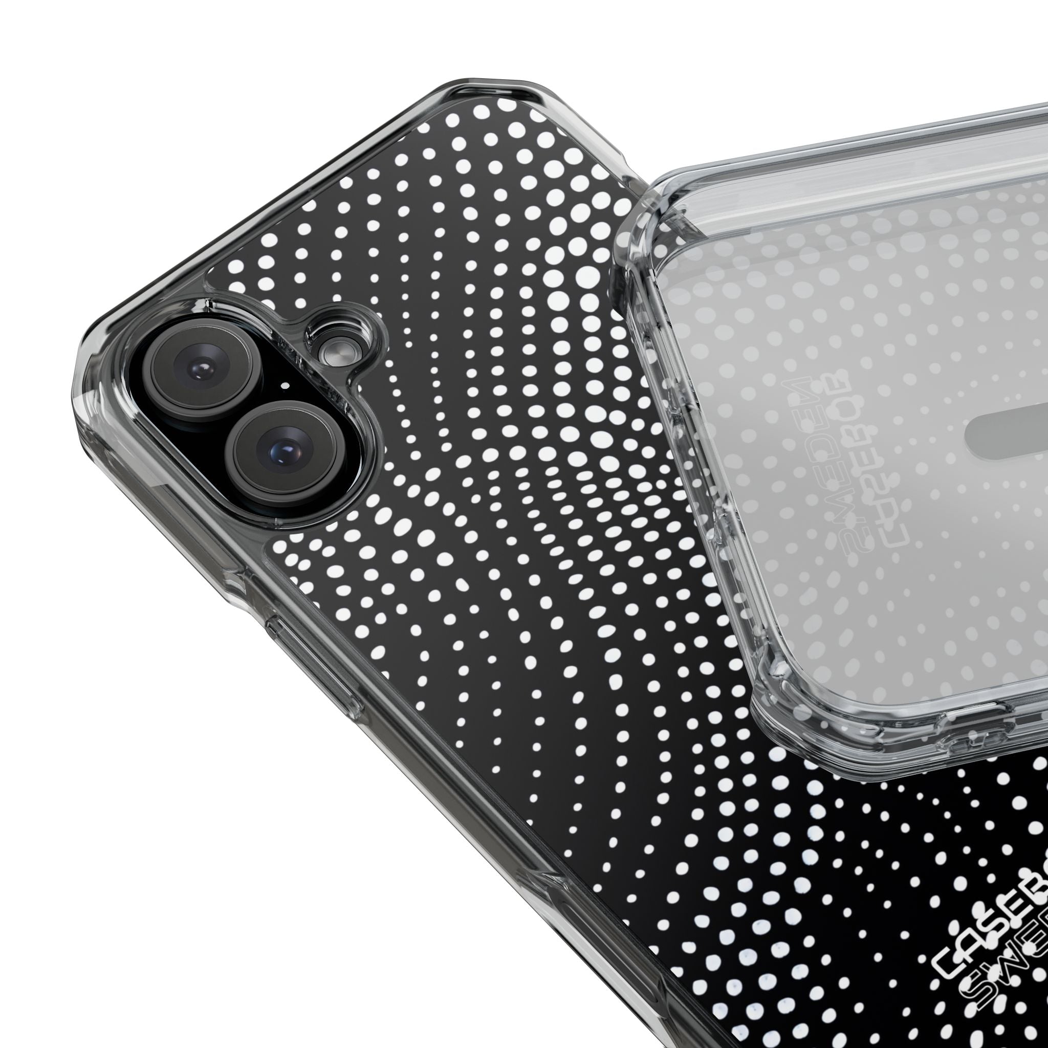 Waves of Dots iPhone 16 - Impact Clear+