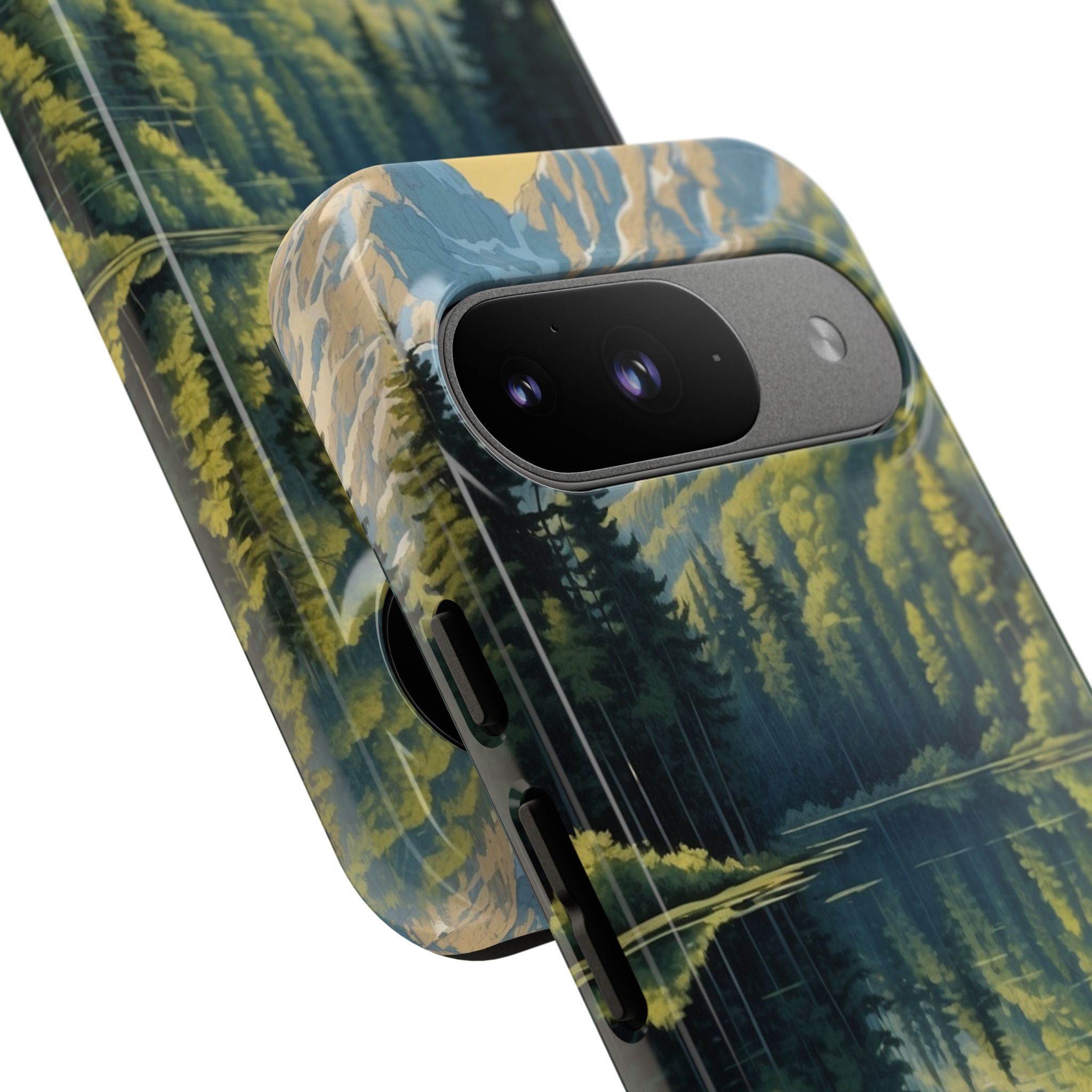 Mountain Peaks Reflect - Google Pixel Case
