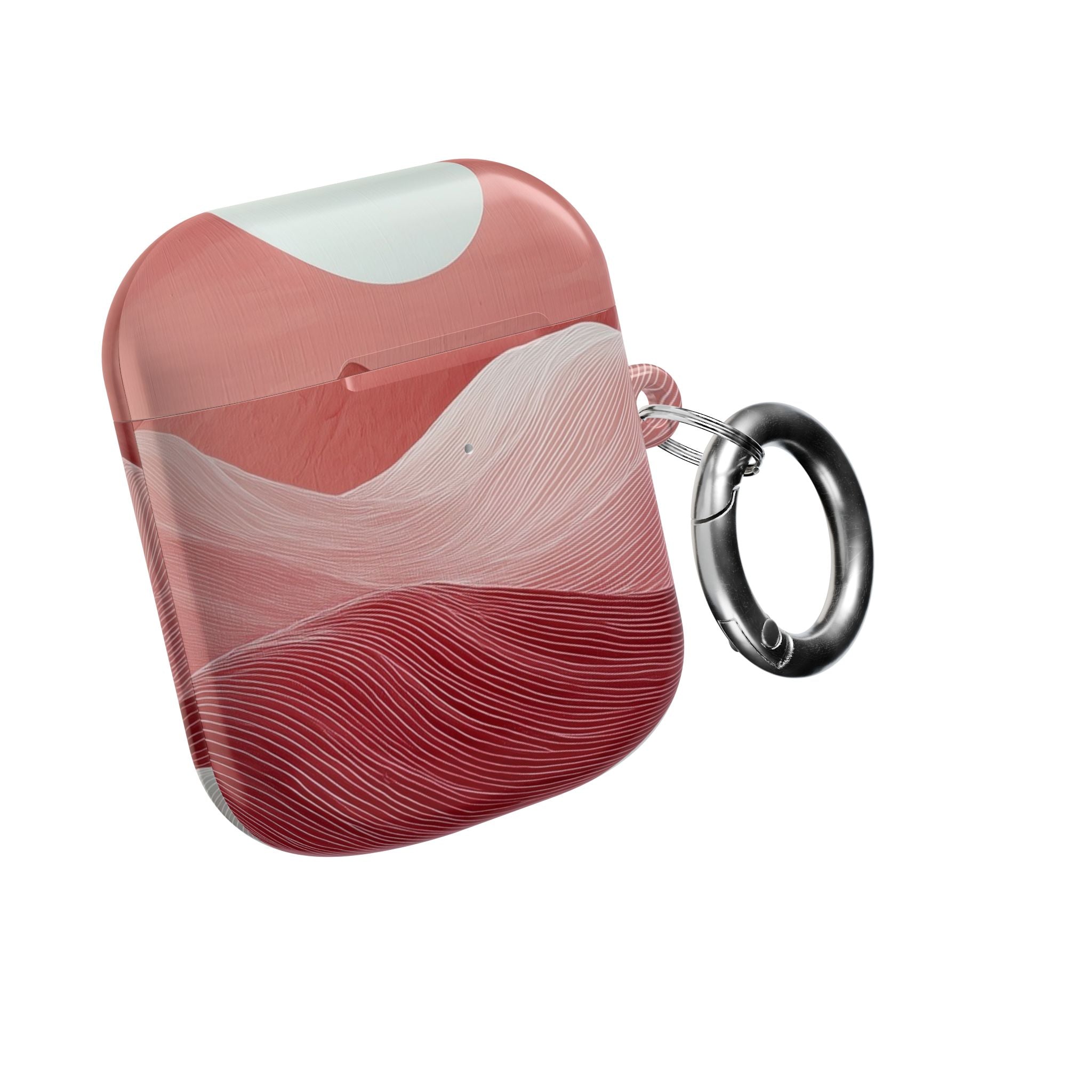 Valkoinen Orb Dunes - AirPods Case