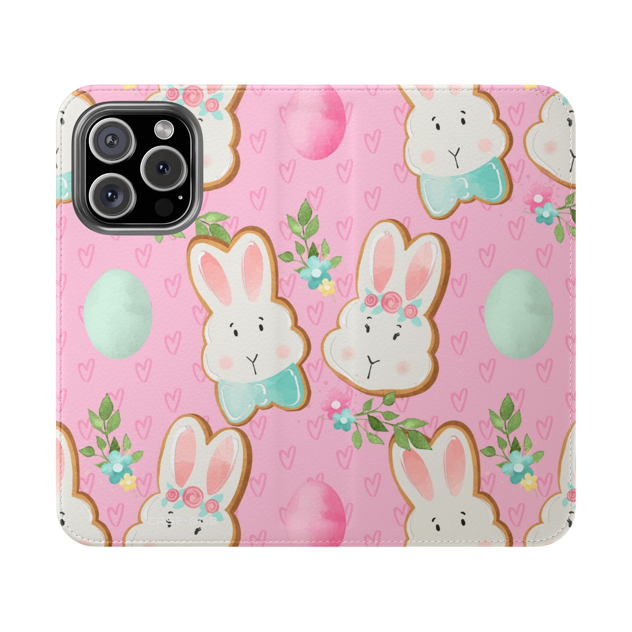 Blushing Bunny Bloom - iPhone 16 Pro Case - Wallet