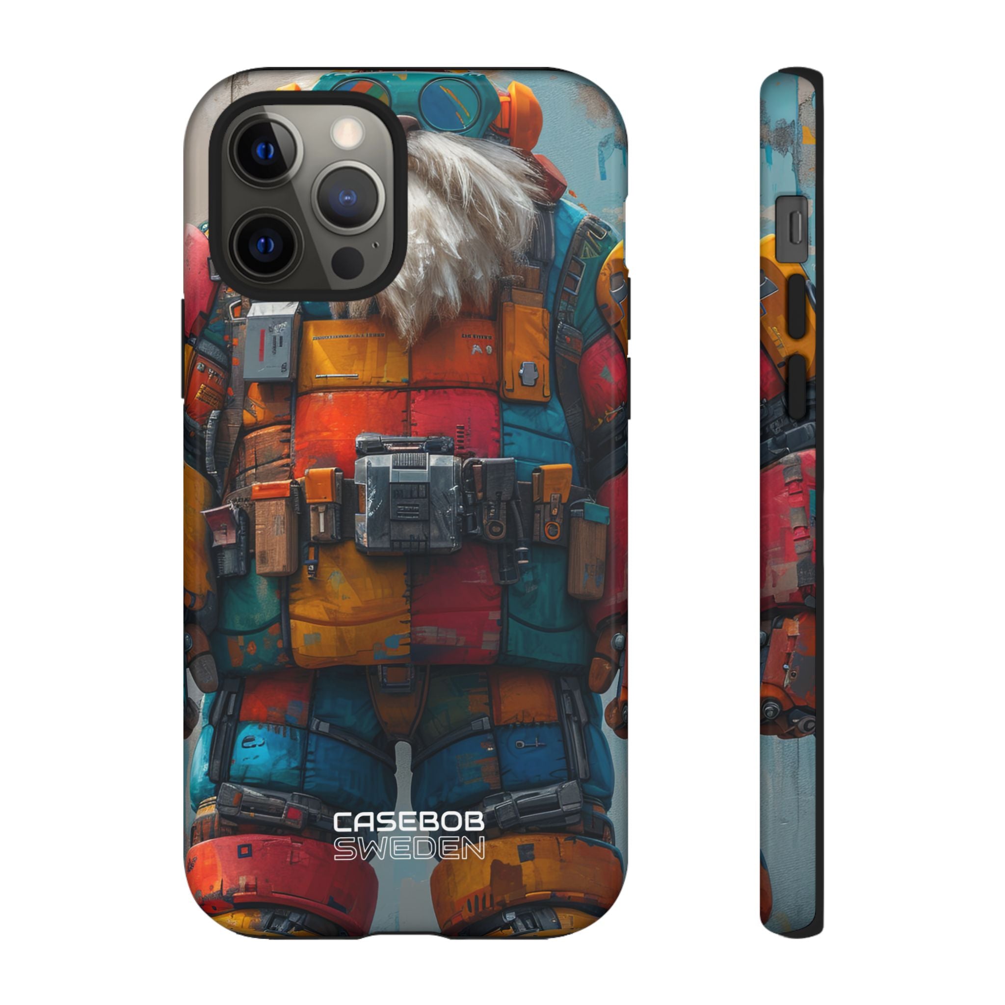 Whimsical Robot Wanderer iPhone 12 - Tough