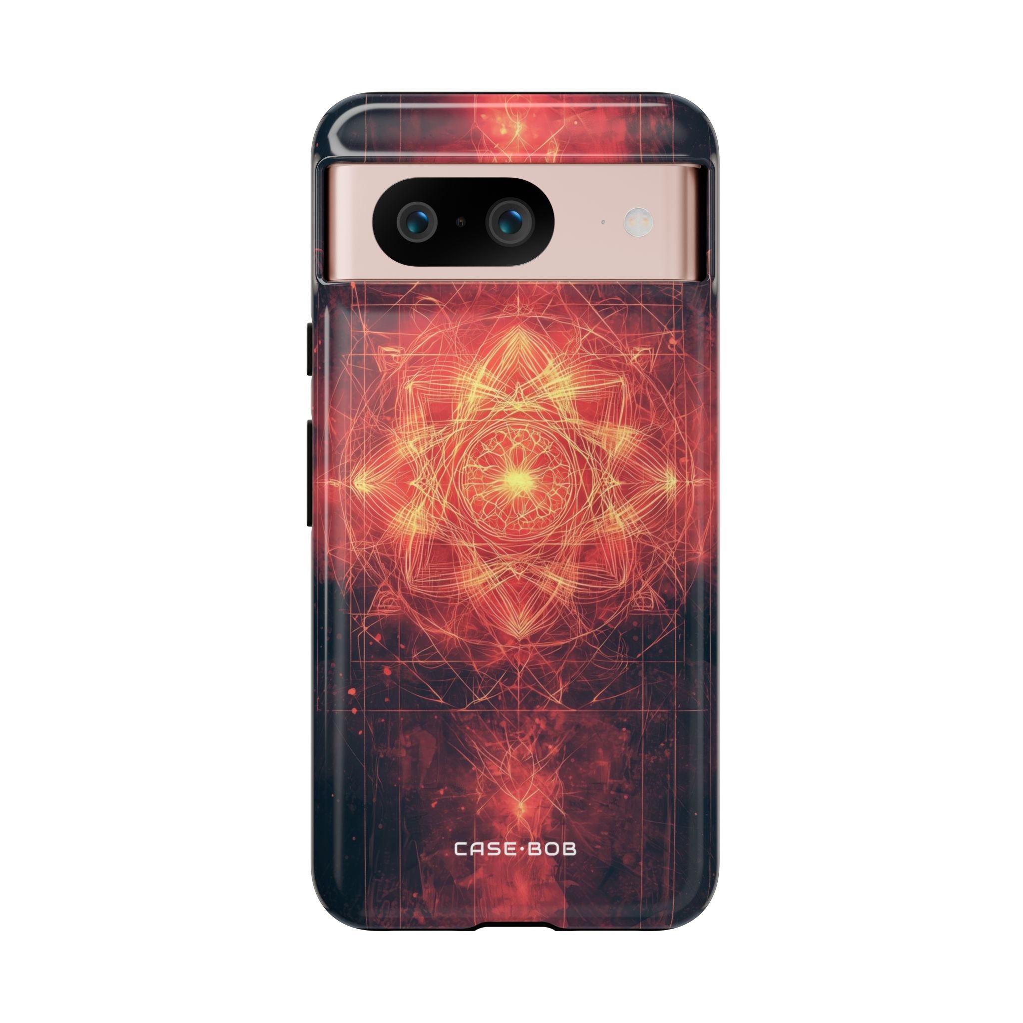 Radiant Mandala Google Pixel 8 Case - Tough