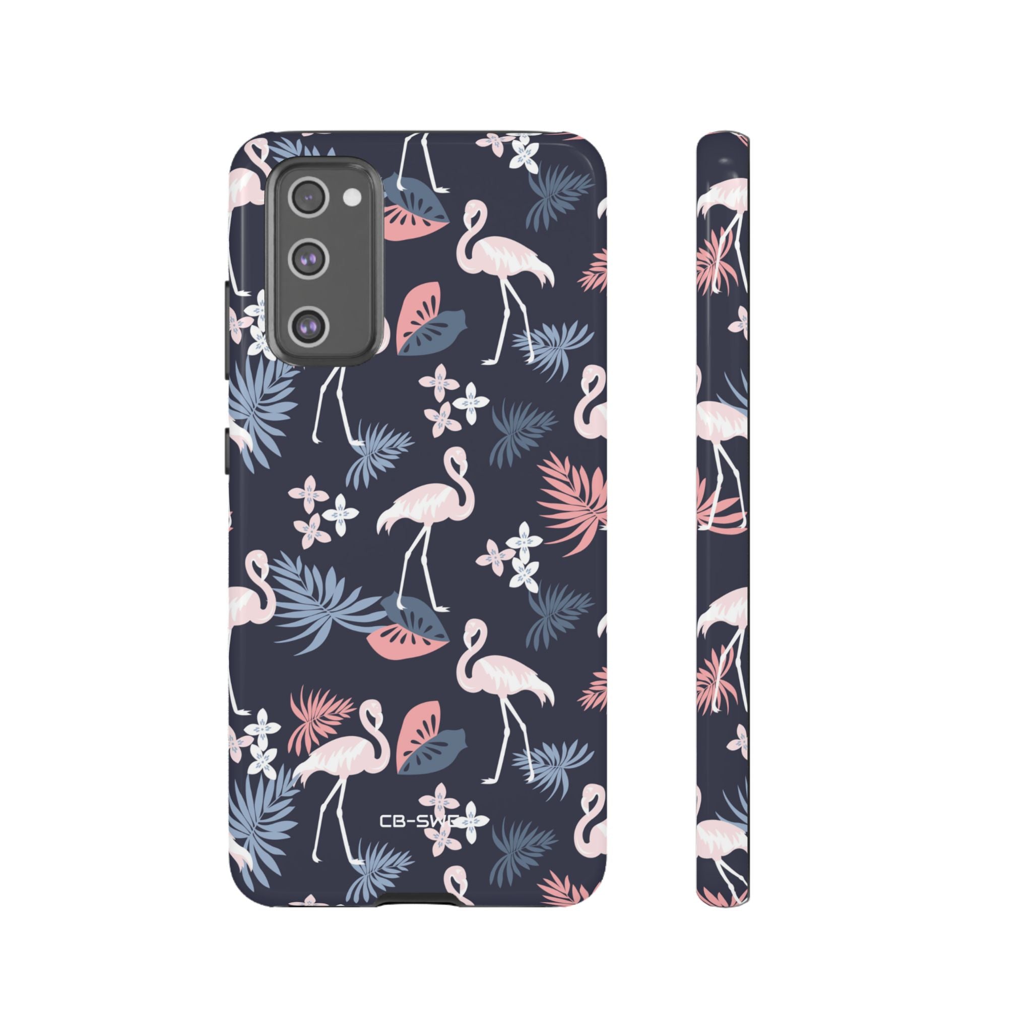Flamingos Dance Playfully - Samsung Case