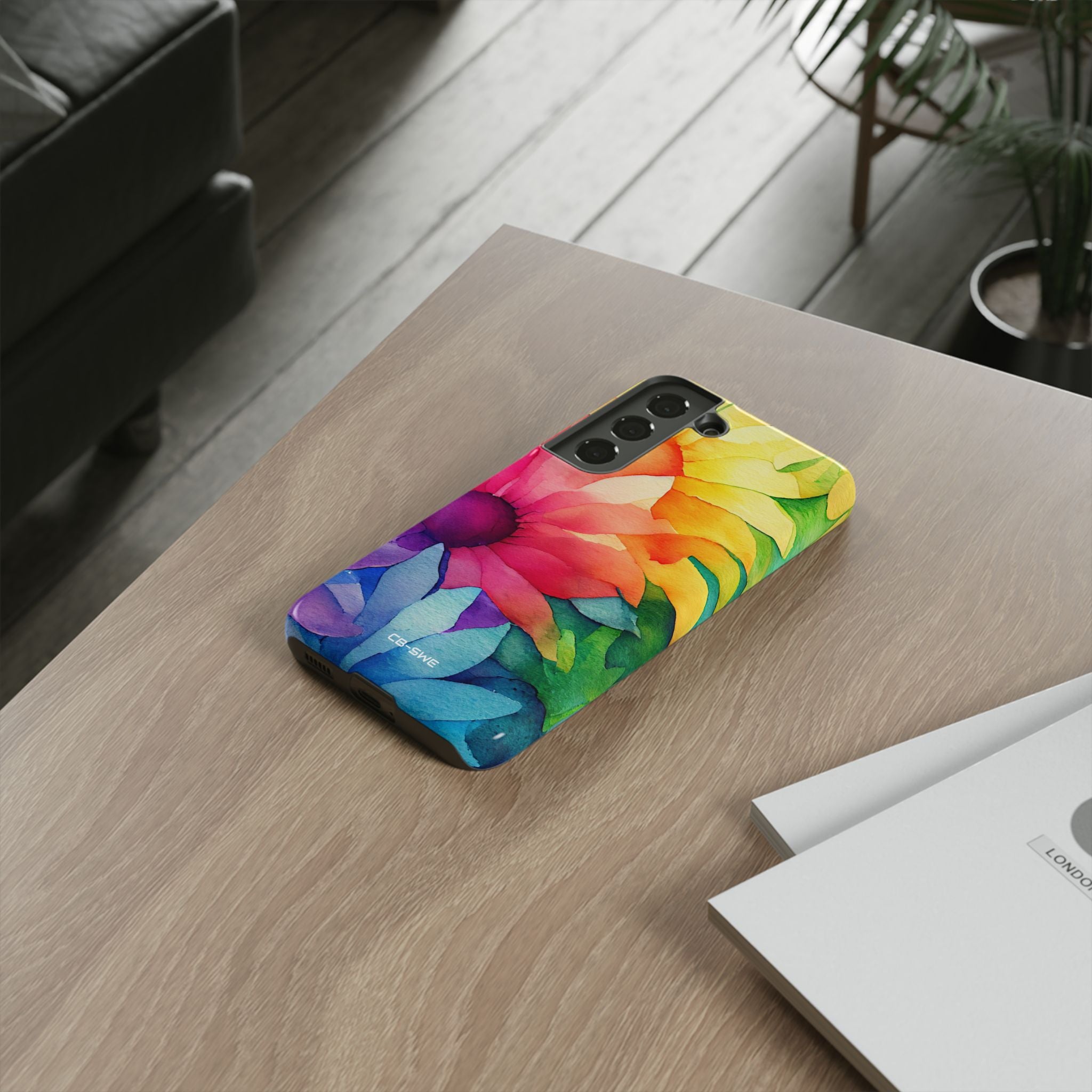 Vibrant Floral Symphony - Samsung Case