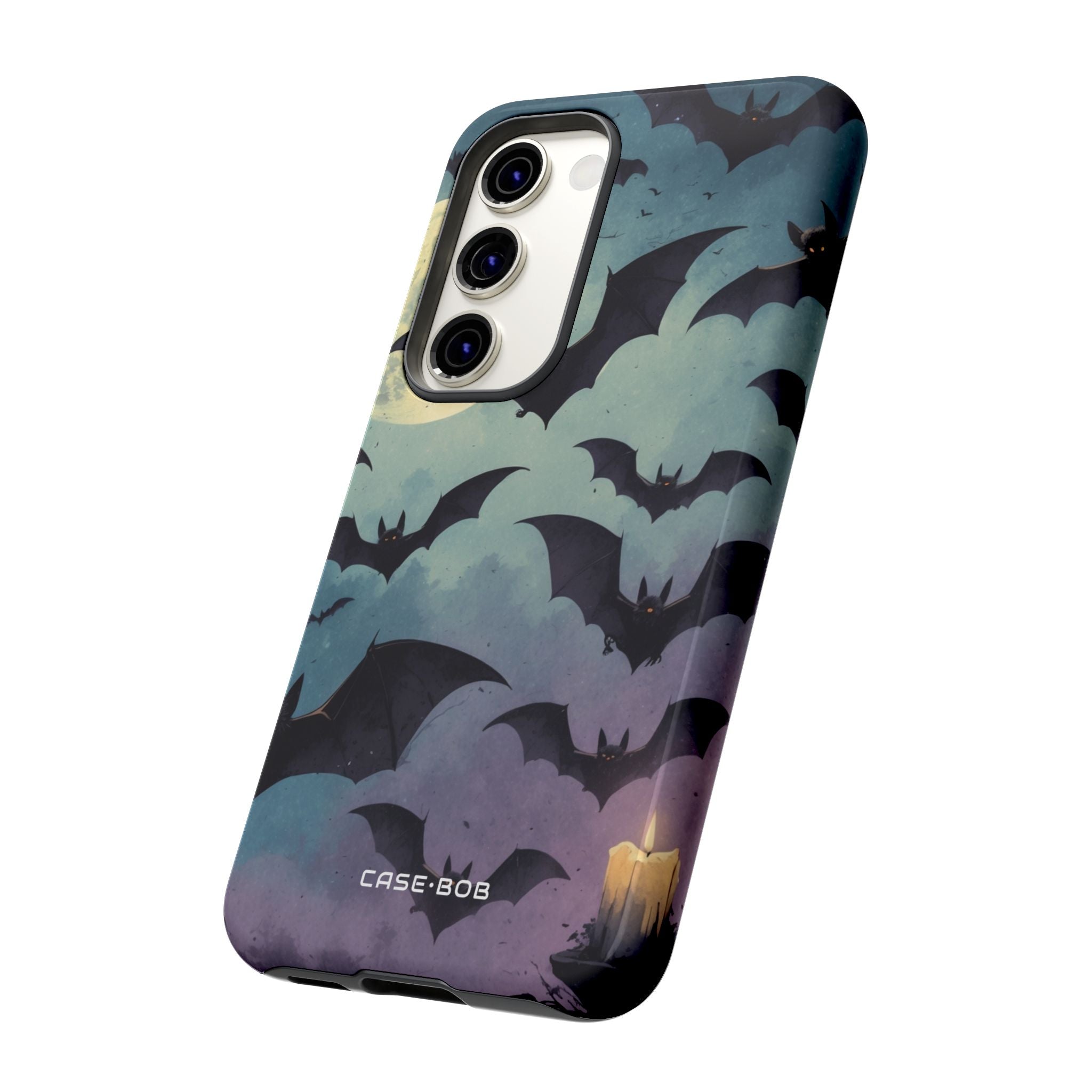 Glowing Bat Swarm Samsung S23 Case - Tough