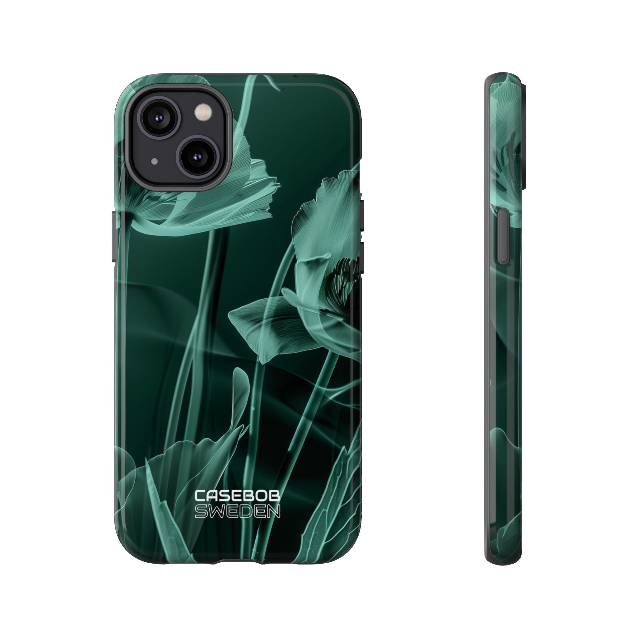 Teal Bloom Radiance iPhone 14 - Tough