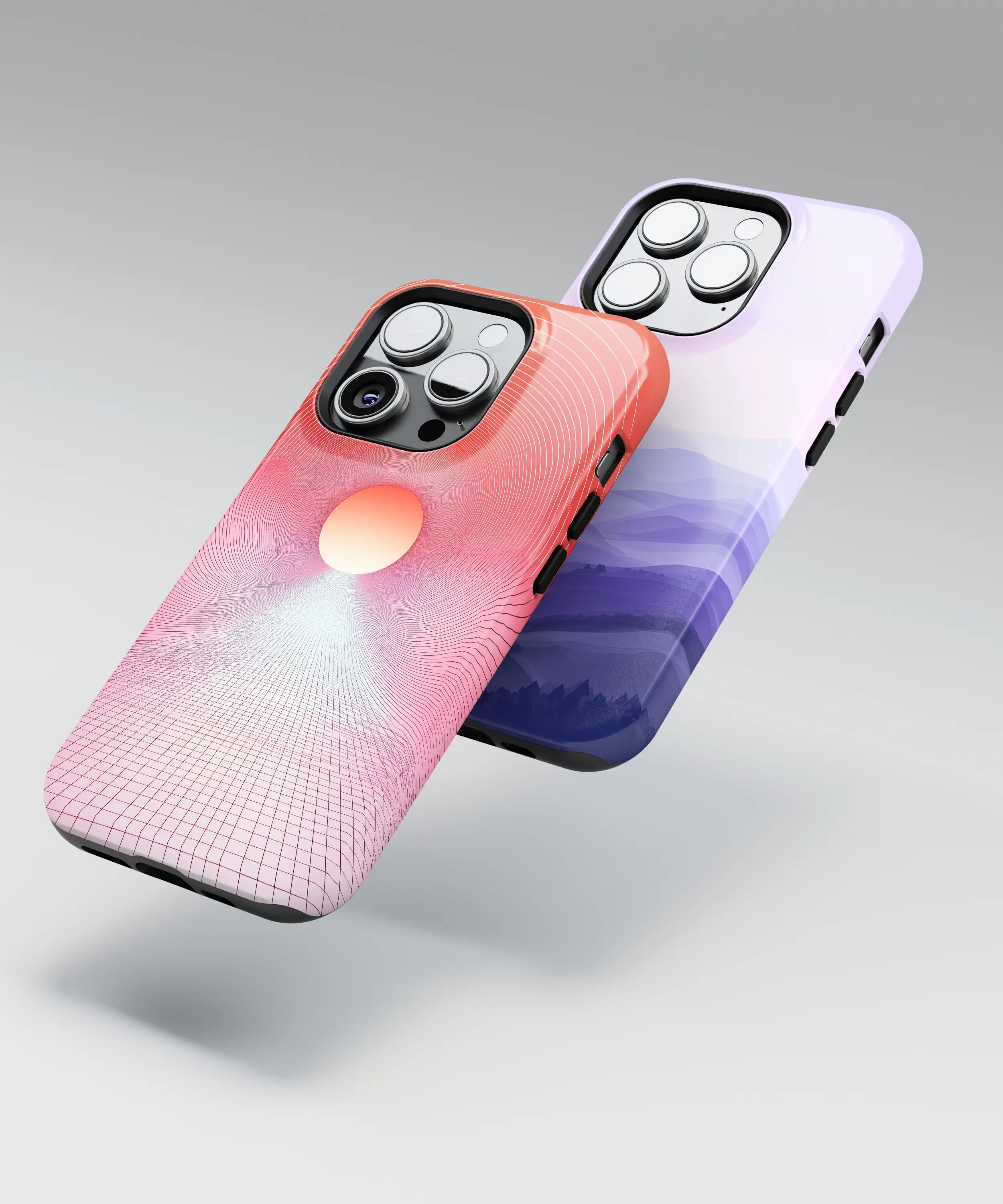 Gradient Flow phone case with soft blended tones and smooth transitions.