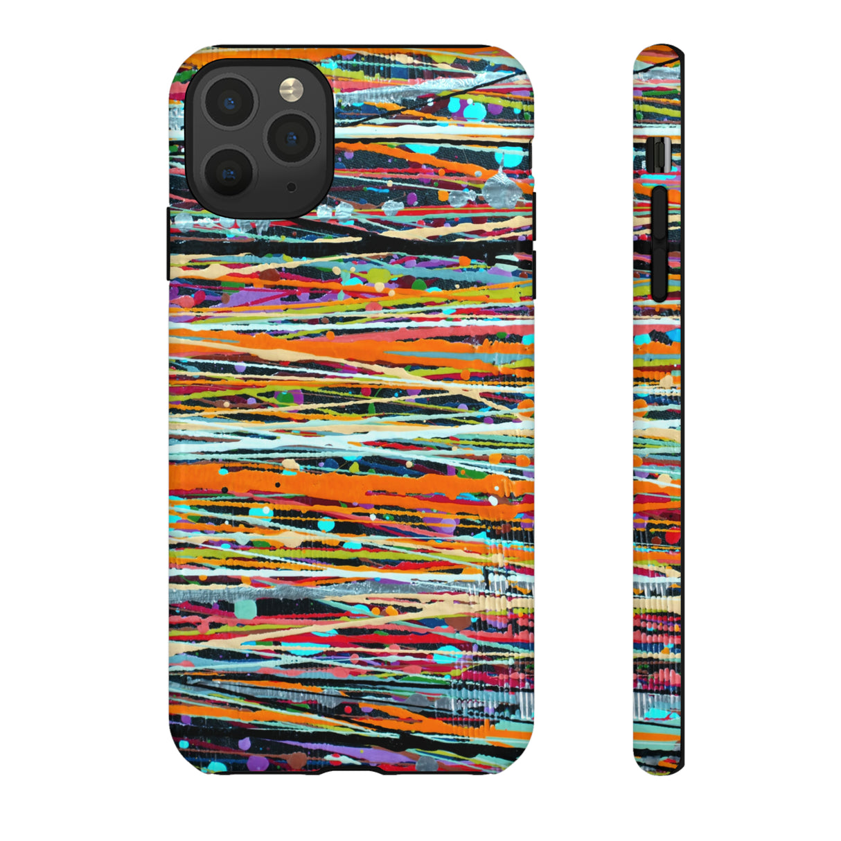 Oil painting - Stripe - Protective Phone Case