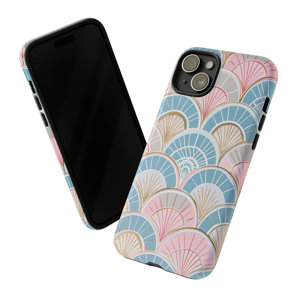 Art Deco Floral Fusion - Schutzhülle fürs Handy