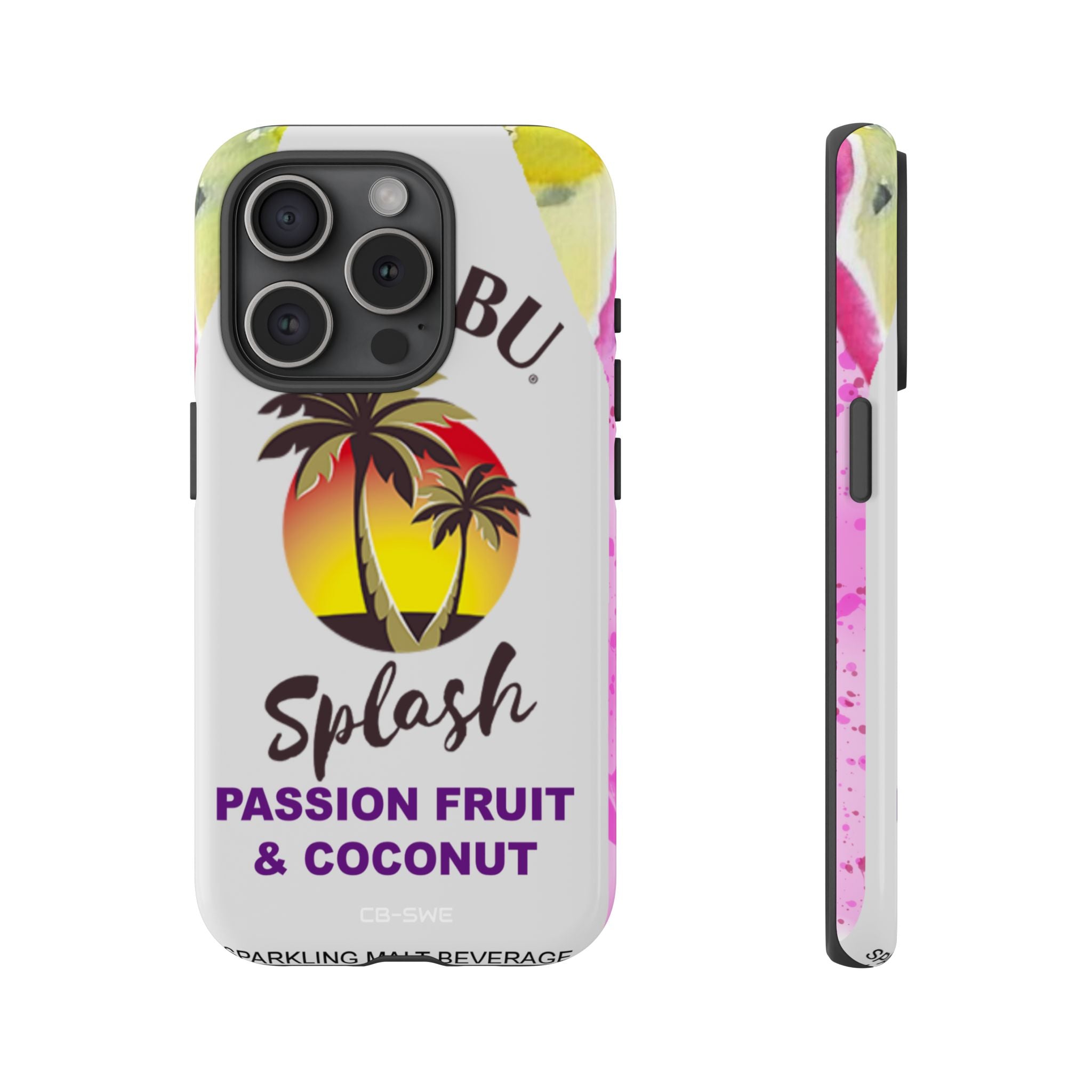 Tropical Sunset Splash - iPhone Case