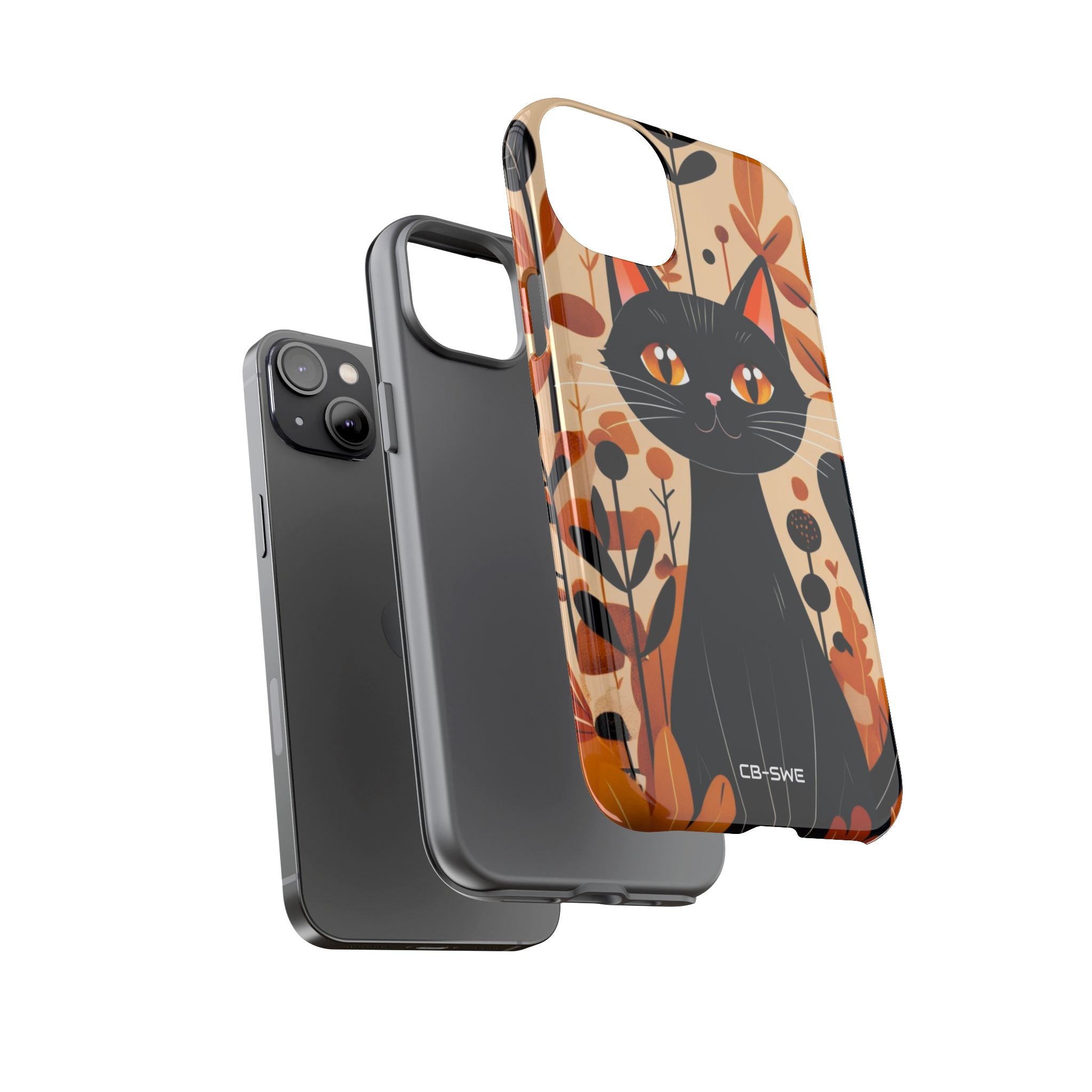 Autumnal Cat Whimsy - iPhone Case