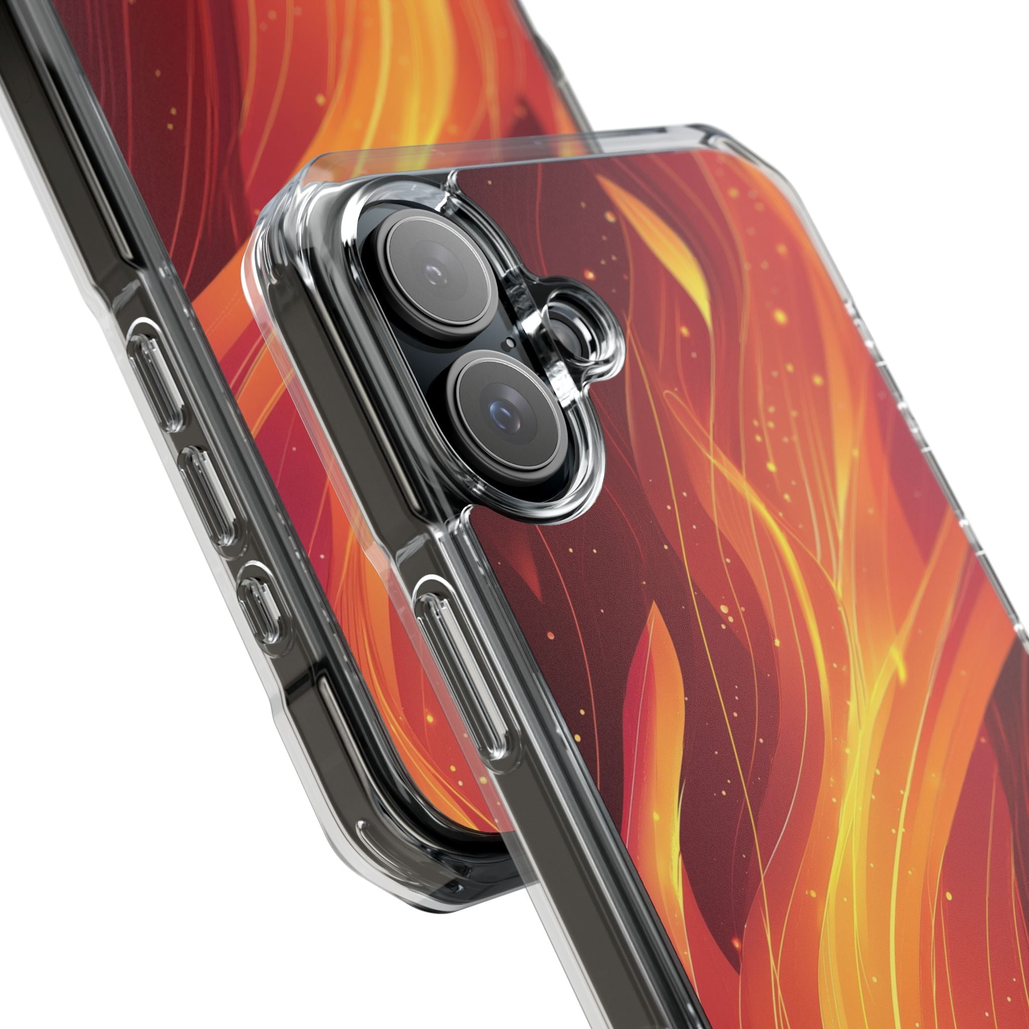 Flaming Flow iPhone 16 Plus Case - Impact