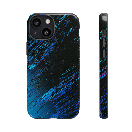 Cyber Stream: Digital Gradient - Protective Phone Case