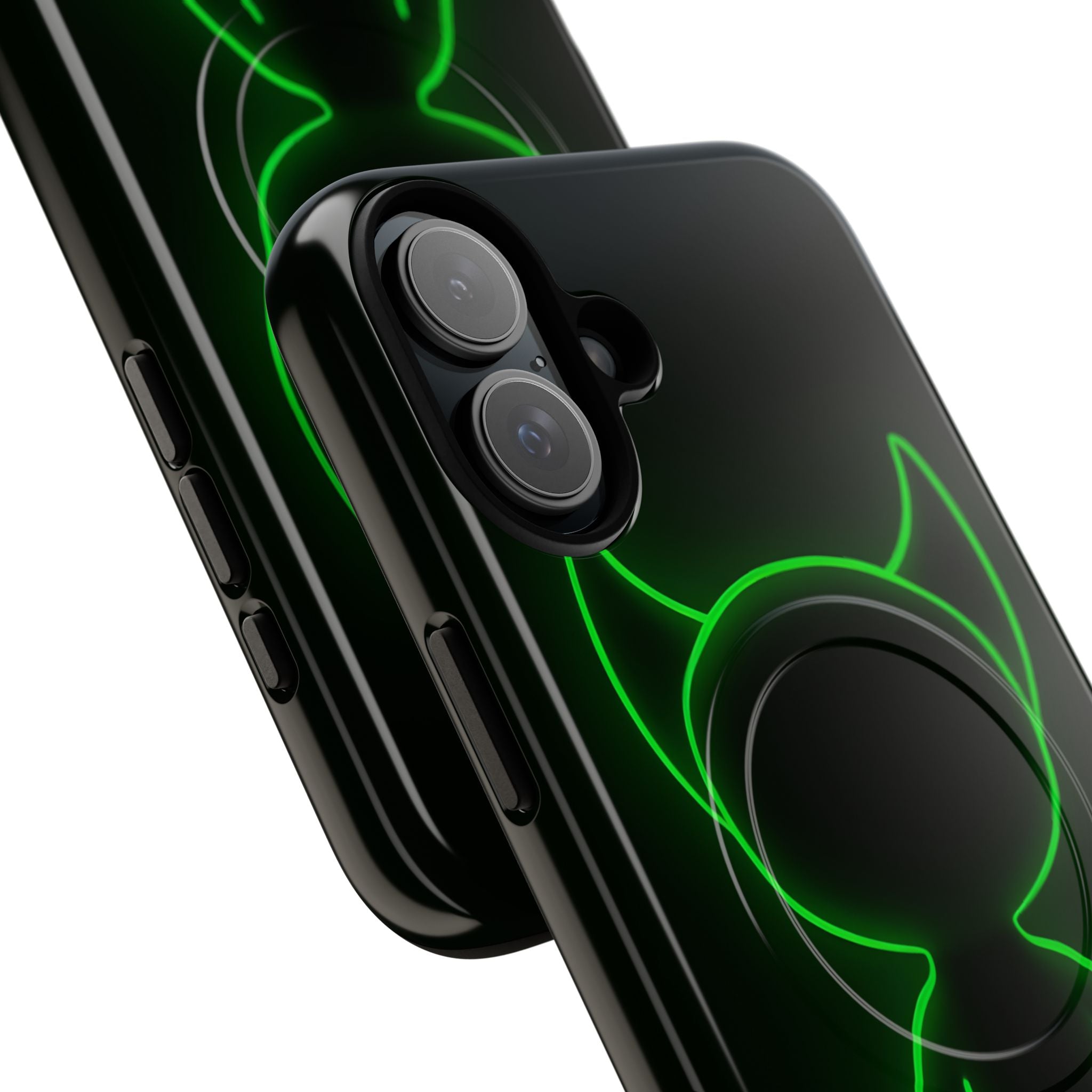 Neon Horned Glow iPhone 16 Plus Case - Tough+