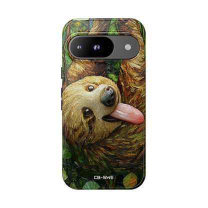 Sloth Hangs Playfully - Google Pixel Case