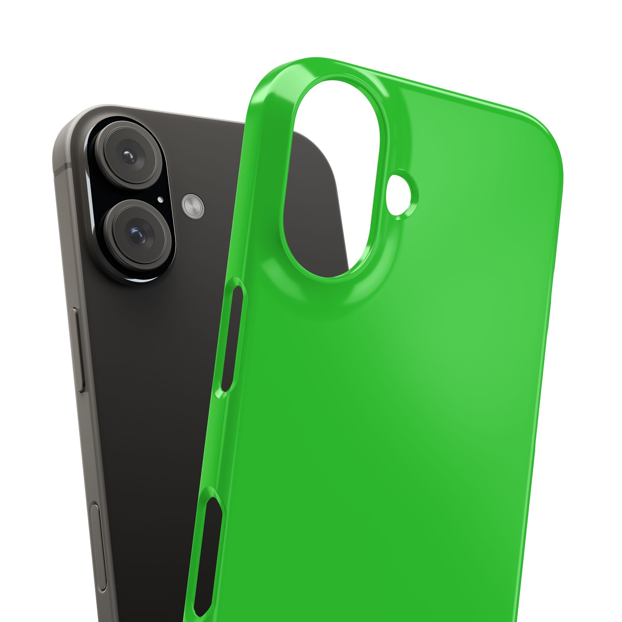 Lime Green - Slim iPhone 16 Phone Case