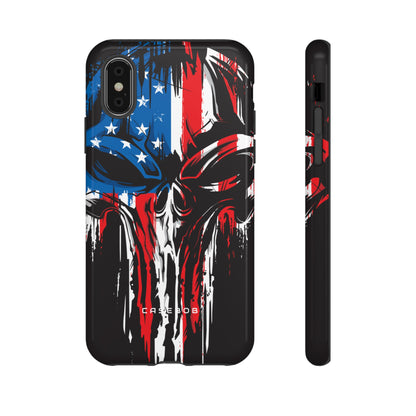 Military Grunge Skull Patriotic - Protective Phone Case