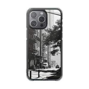 Urban Serenity - Phone Case for iPhone (Clear Impact - Magnetic)