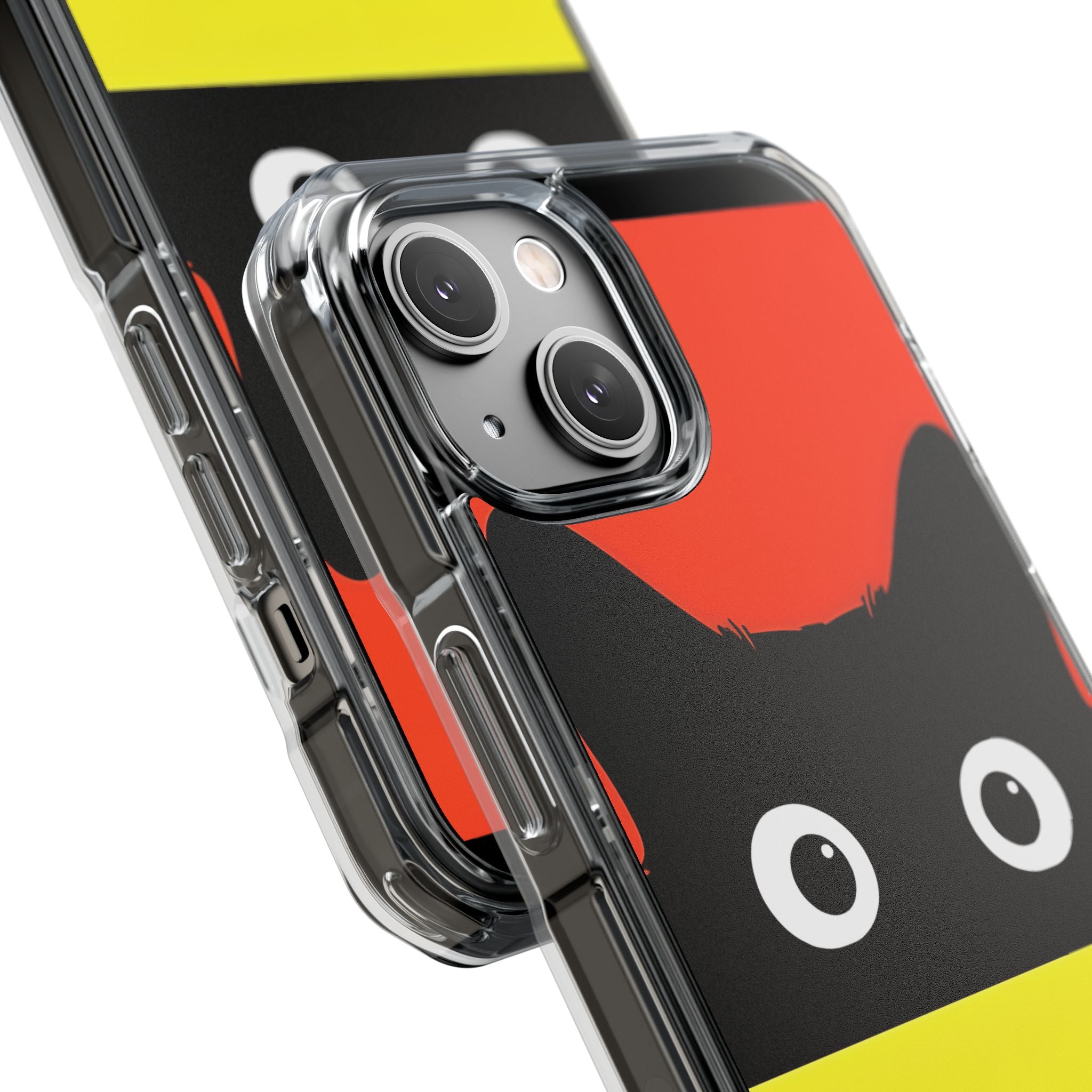 Peekaboo Cat Crimson iPhone 14 Case - Impact