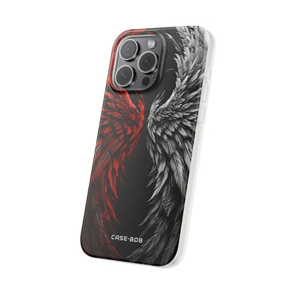 Crimson White Wings iPhone 15 Pro Max Case - Soft