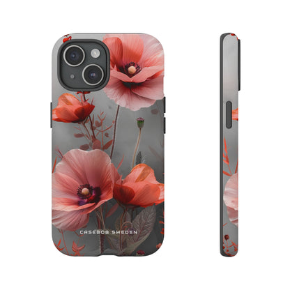 Ethereal Floral Elegance iPhone 15 - Tough Phone Case