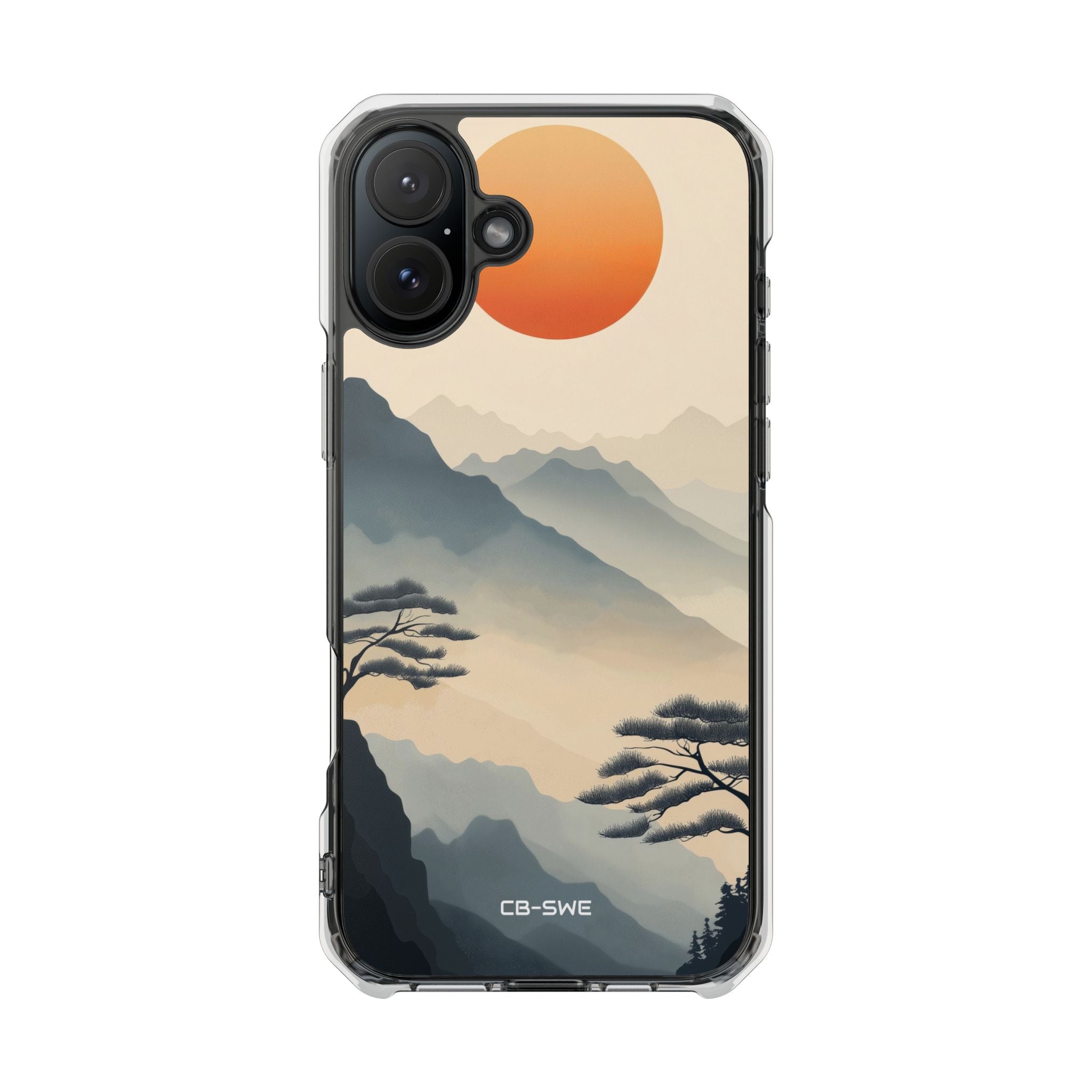 Mountains Embrace Sun iPhone Case - Impact